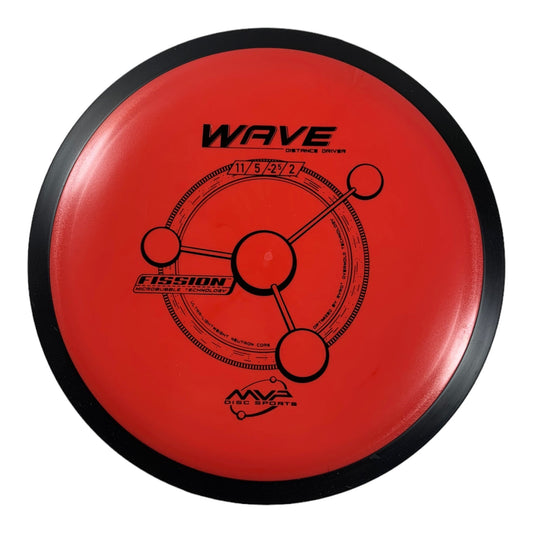MVP Disc Sports Wave | Fission | Red/Black 168g Disc Golf