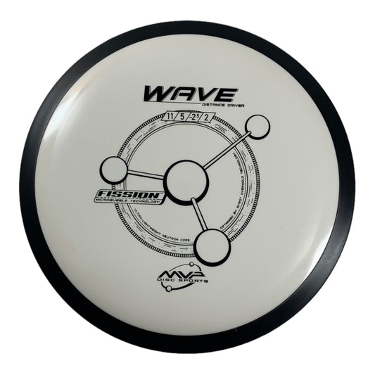 MVP Disc Sports Wave | Fission | White/Black 168g Disc Golf