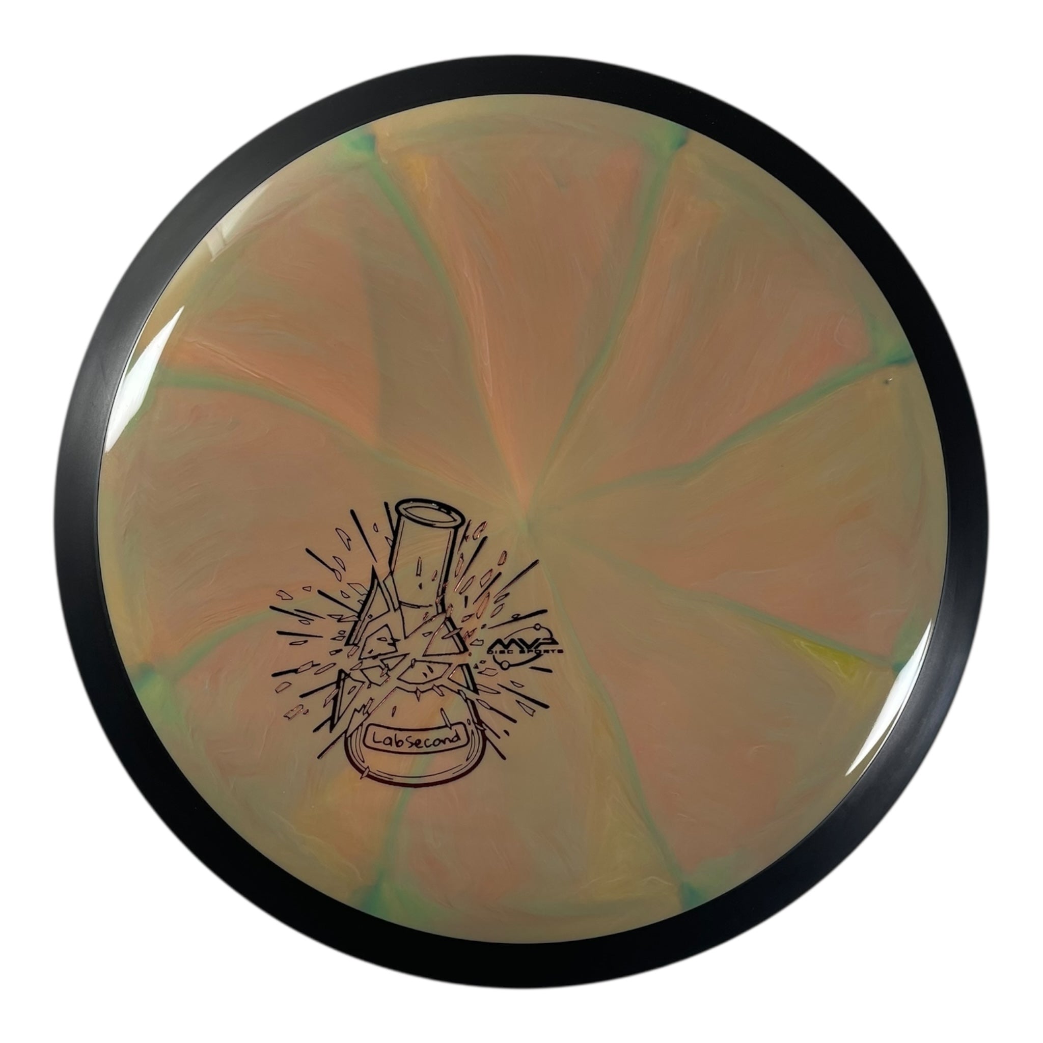 MVP Disc Sports Wave - Lab Second | Cosmic Neutron | Tan/Red 174g Disc Golf