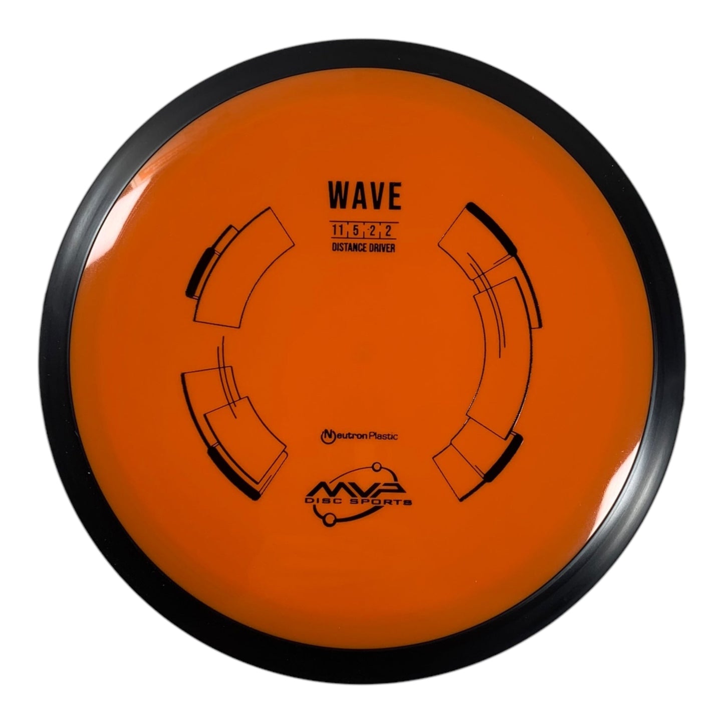 MVP Disc Sports Wave | Neutron | Orange/Black 171g Disc Golf