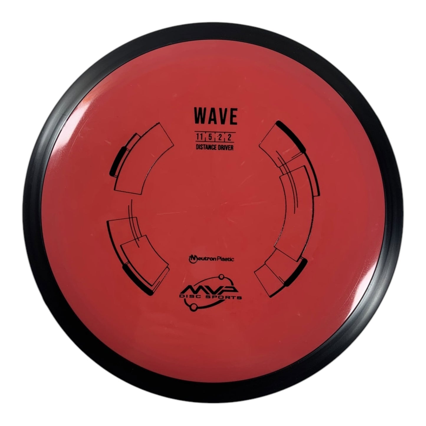MVP Disc Sports Wave | Neutron | Red/Black 168g Disc Golf