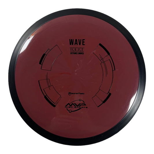 MVP Disc Sports Wave | Neutron | Red/Black 171g Disc Golf