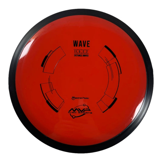 MVP Disc Sports Wave | Neutron | Red/Black 174g Disc Golf