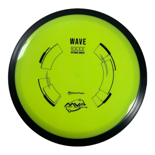 MVP Disc Sports Wave | Neutron | Yellow/Black 169g Disc Golf