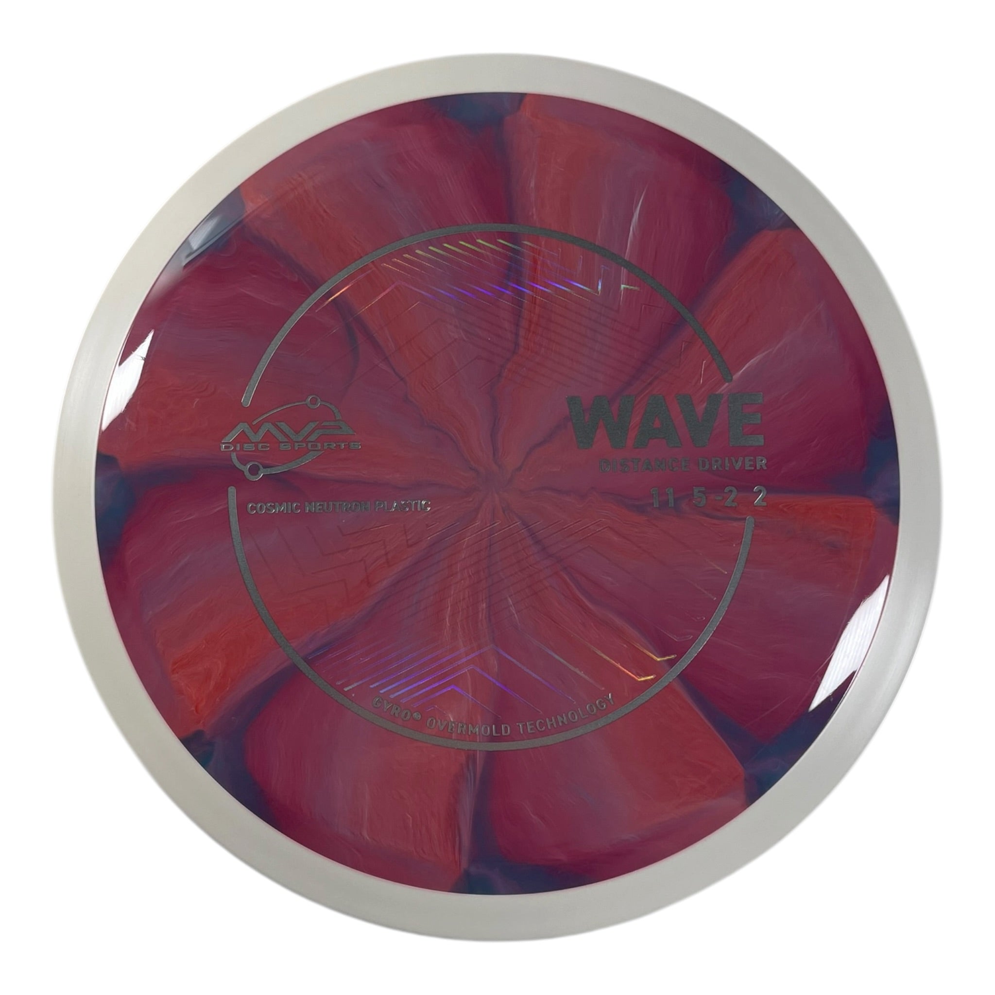 MVP Disc Sports Wave | Cosmic Neutron | Pink/Black 169g (Project Lab Coat) Disc Golf
