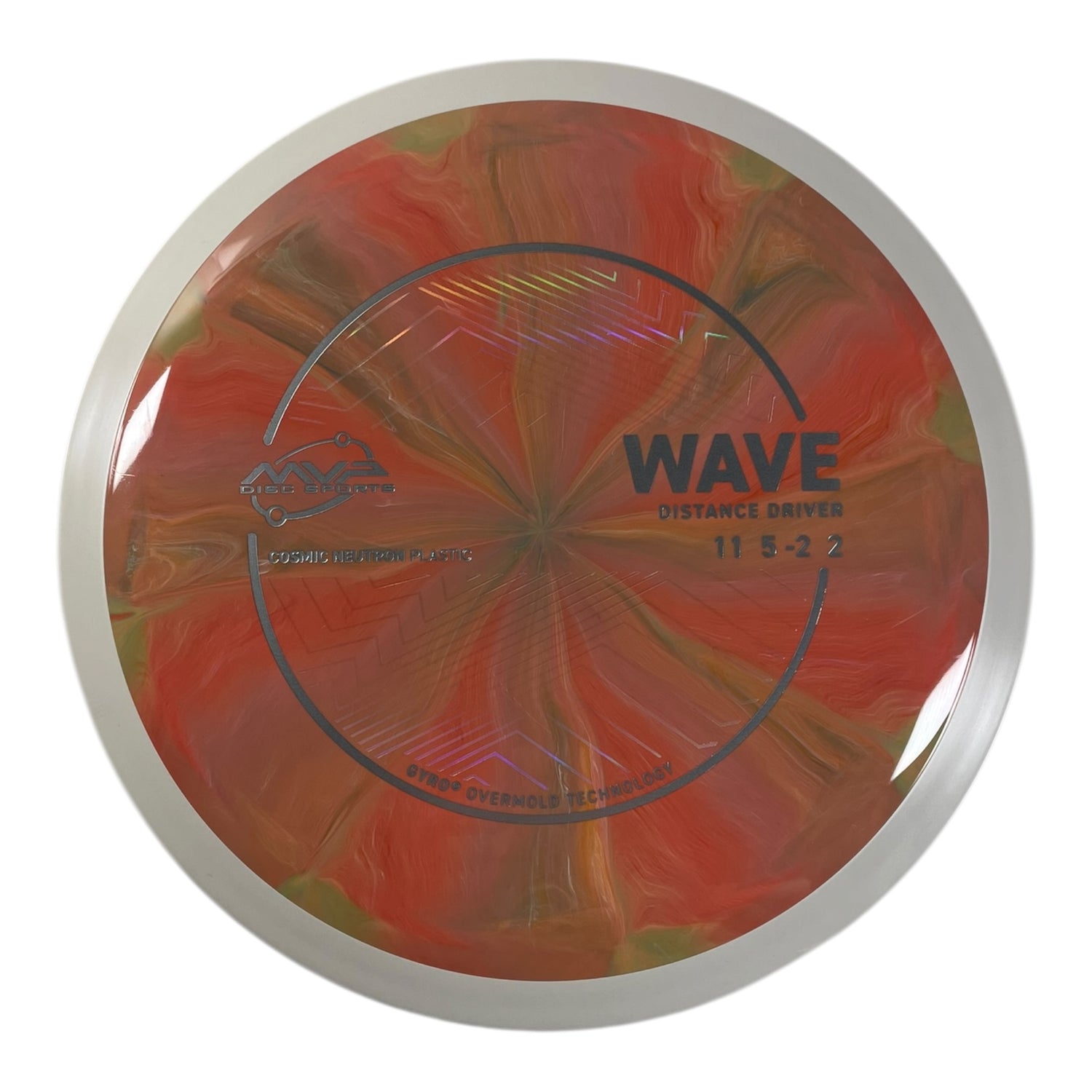MVP Disc Sports Wave | Cosmic Neutron | Pink/White 175g (Project Lab Coat) Disc Golf
