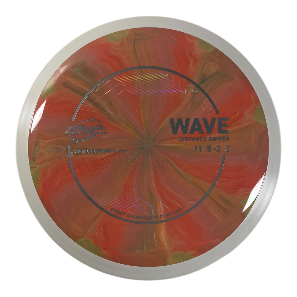 MVP Disc Sports Wave | Cosmic Neutron | Pink/White 175g (Project Lab Coat) Disc Golf