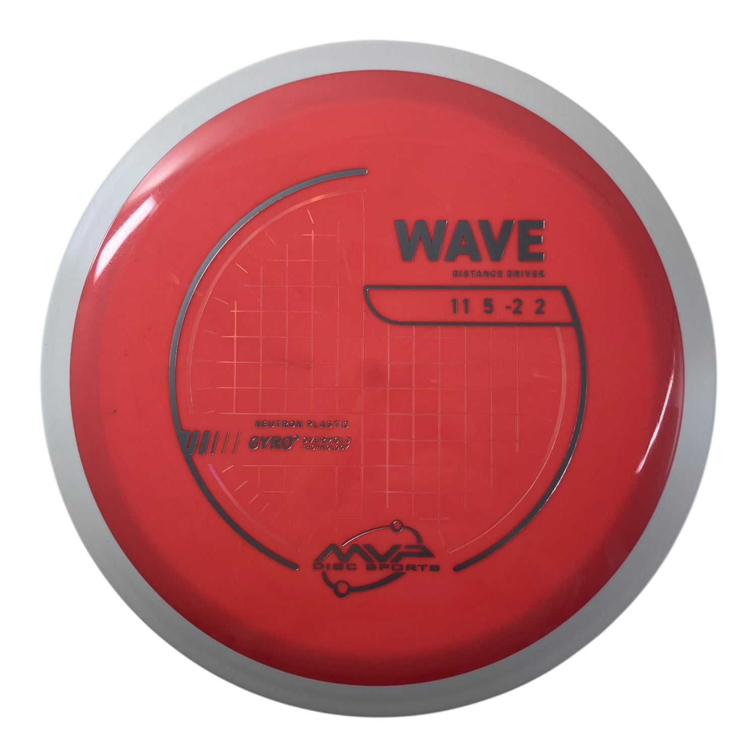 MVP Disc Sports Wave | Neutron | Coral/White 161g (Project Lab Coat) Disc Golf