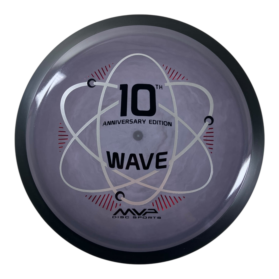 MVP Disc Sports Wave | Neutron | Grey Burst/Silver 174g (10th Anniversary Edition) Disc Golf