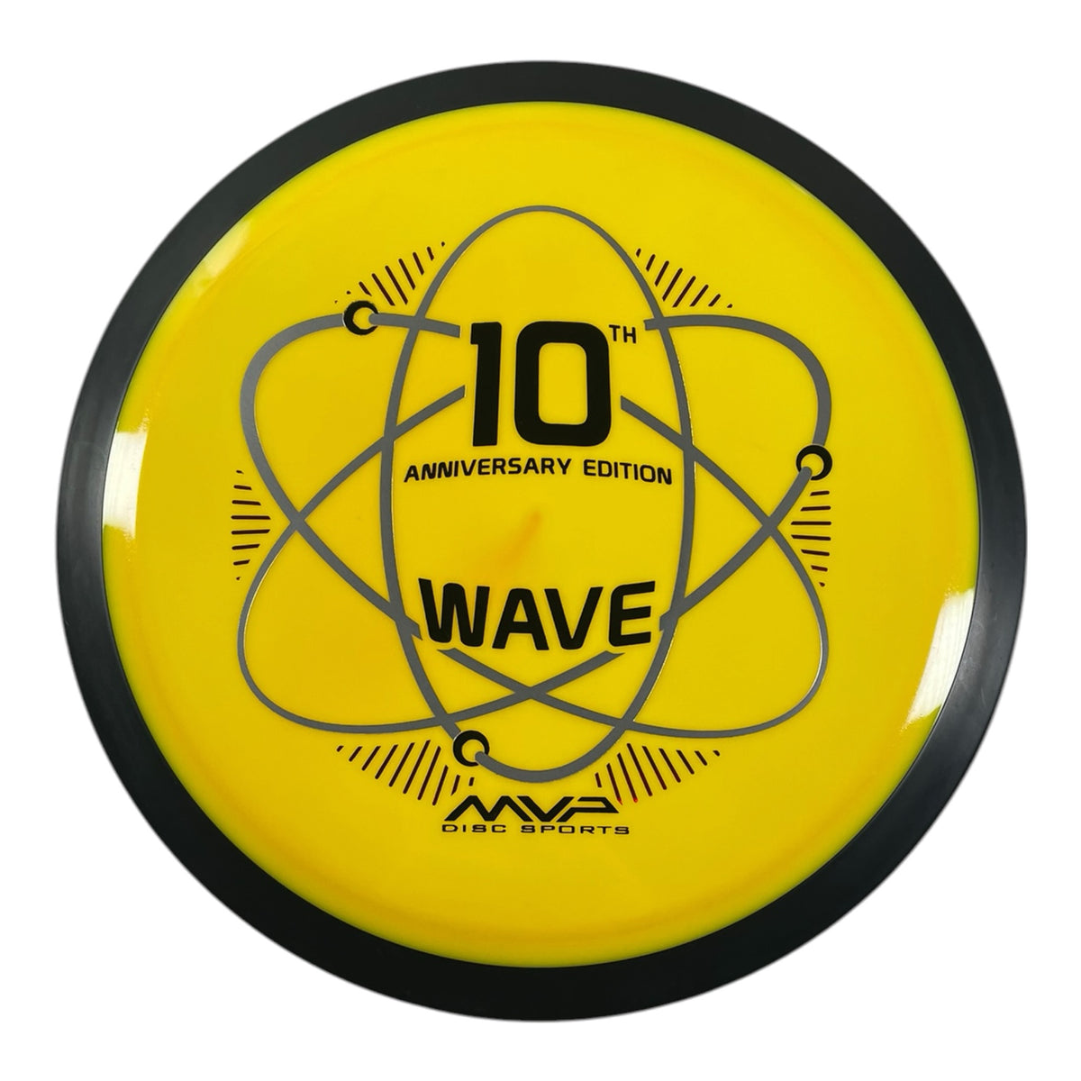 MVP Disc Sports Wave | Neutron | Yellow/Silver 173g (10th Anniversary Edition) Disc Golf