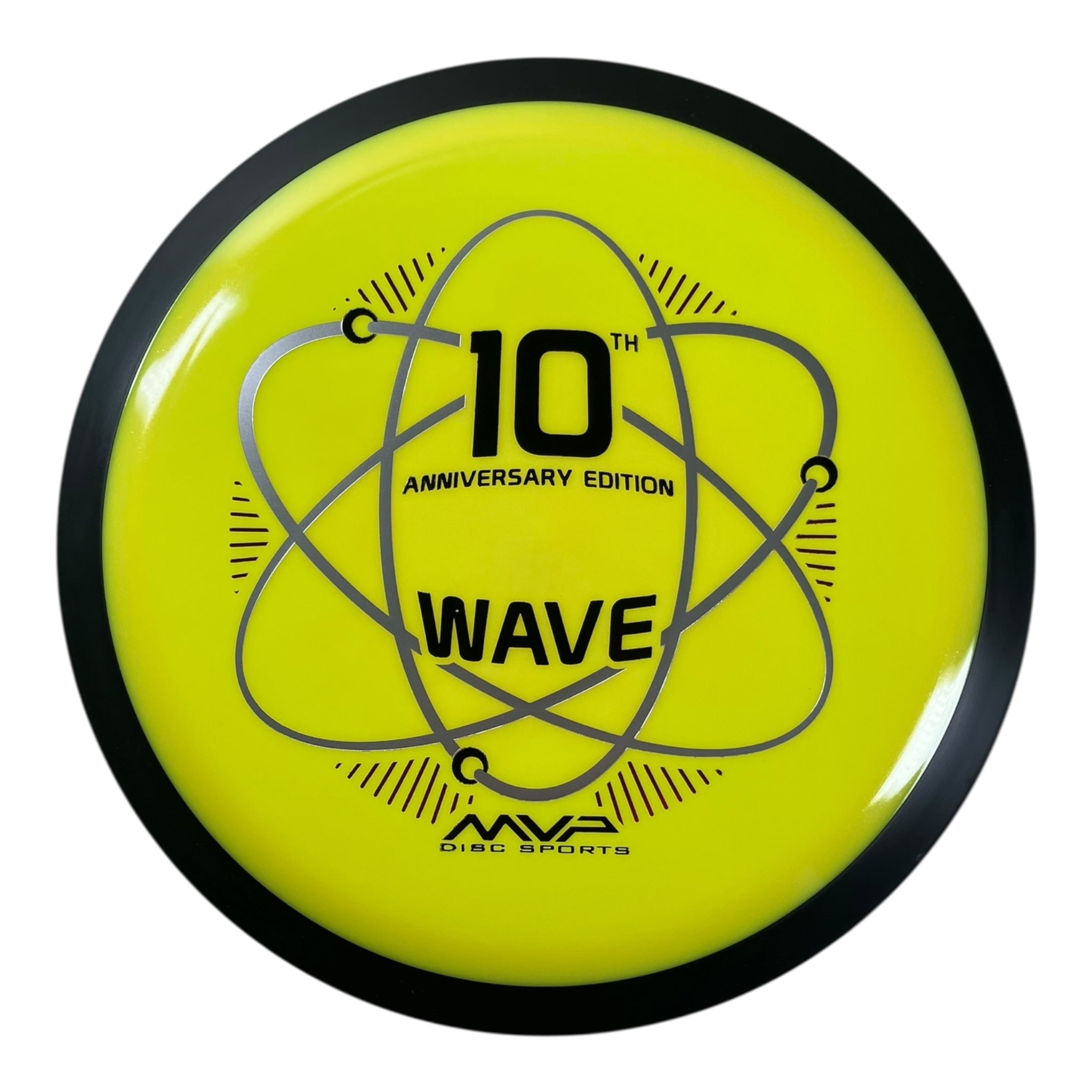 MVP Disc Sports Wave | Neutron | Yellow/Silver 174g (10th Anniversary Edition) Disc Golf