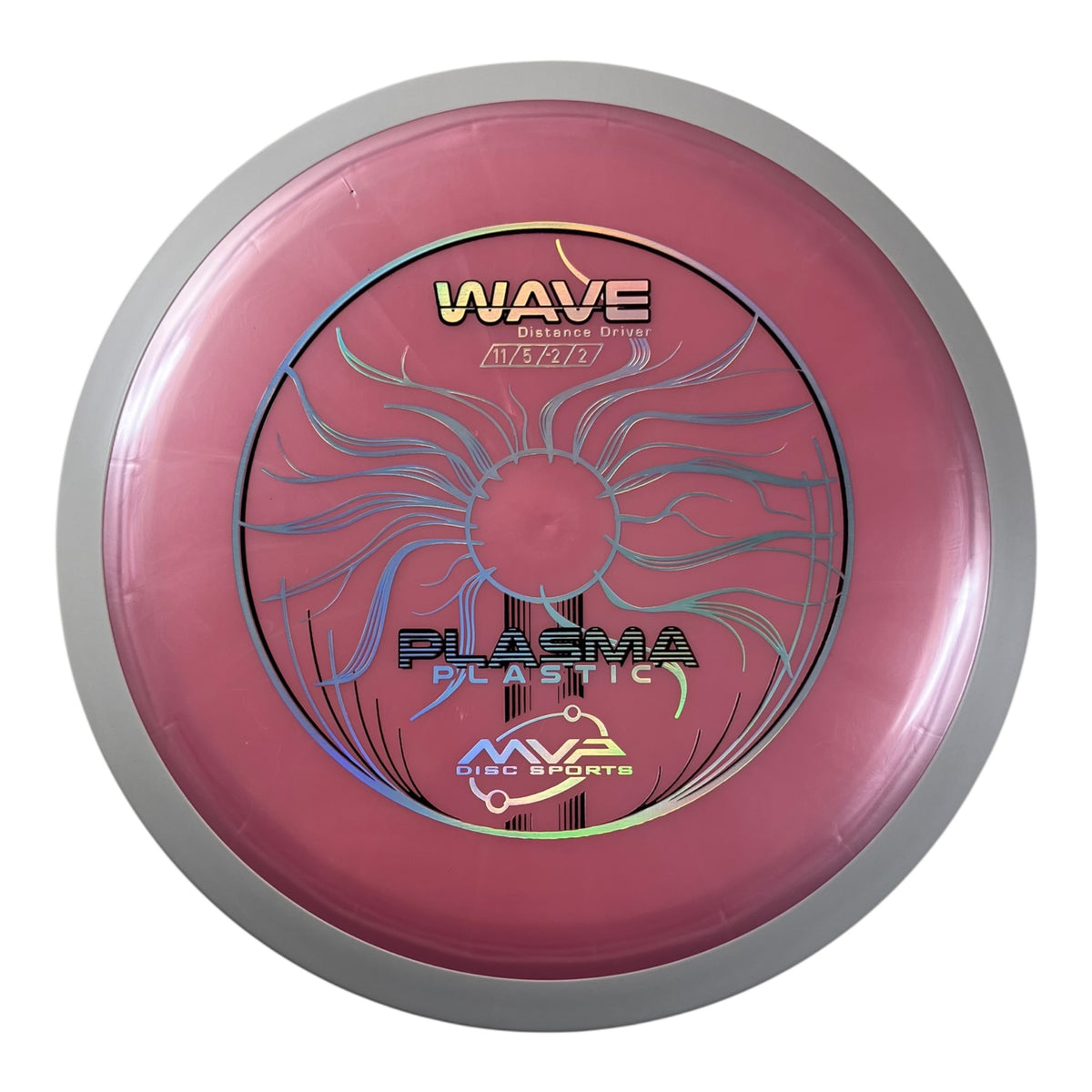 MVP Disc Sports Wave | Plasma | Pink/White 168-174g (Project Lab Coat) Disc Golf