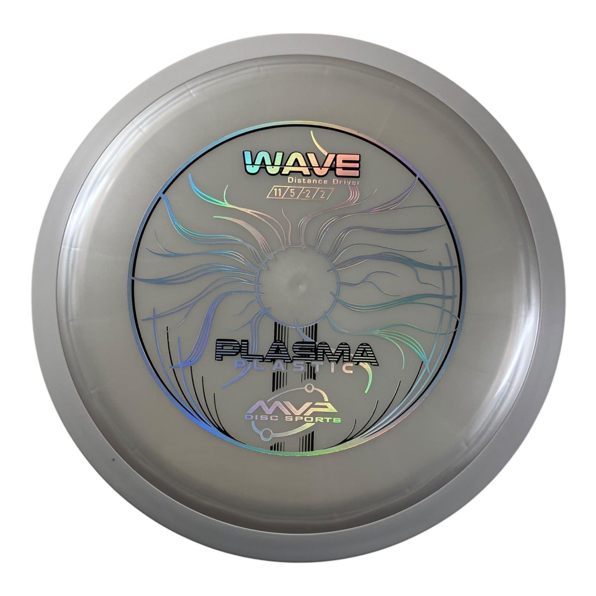 MVP Disc Sports Wave | Plasma | White/White 164-171g (Project Lab Coat) Disc Golf