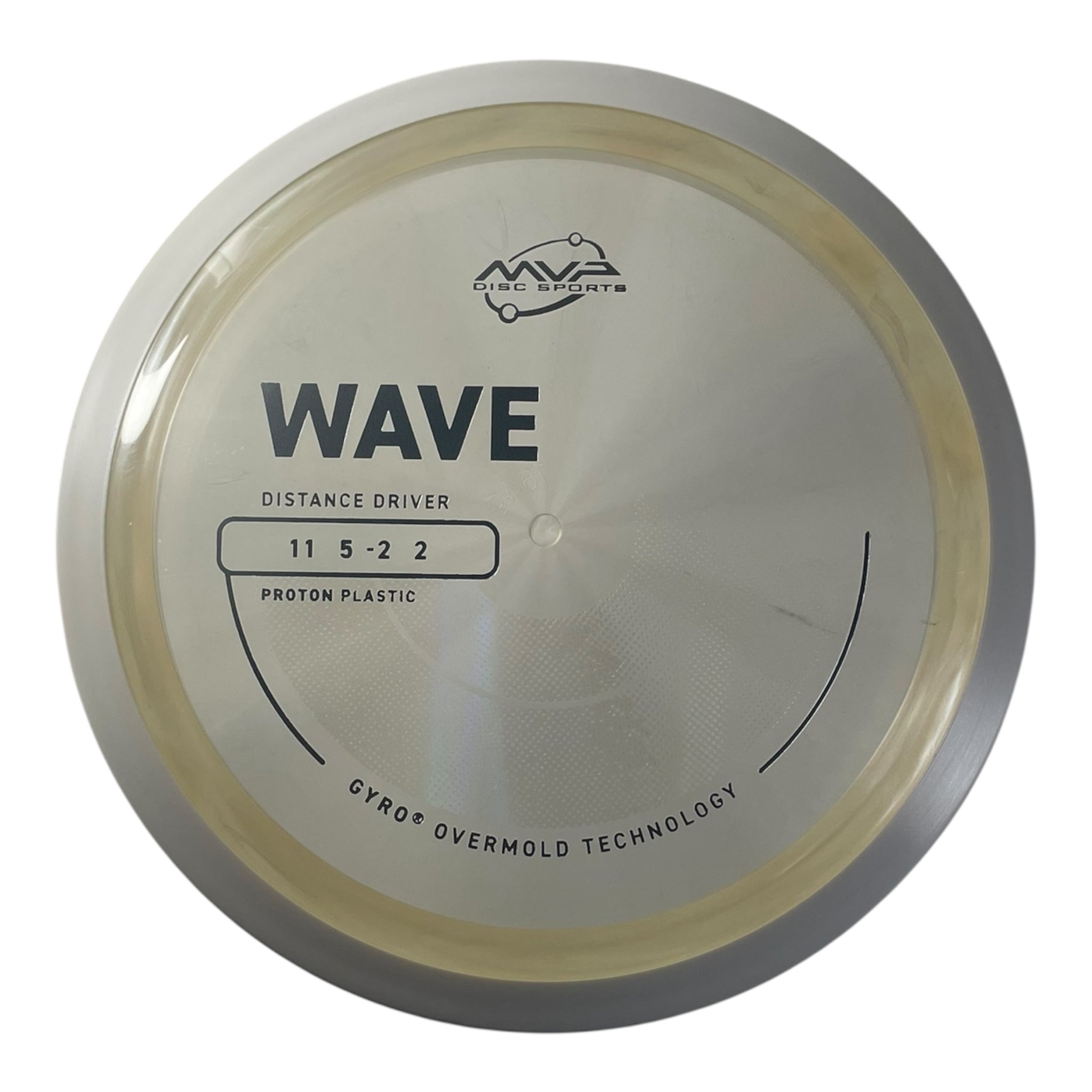 MVP Disc Sports Wave | Proton | Clear/White 164g (Project Lab Coat) Disc Golf