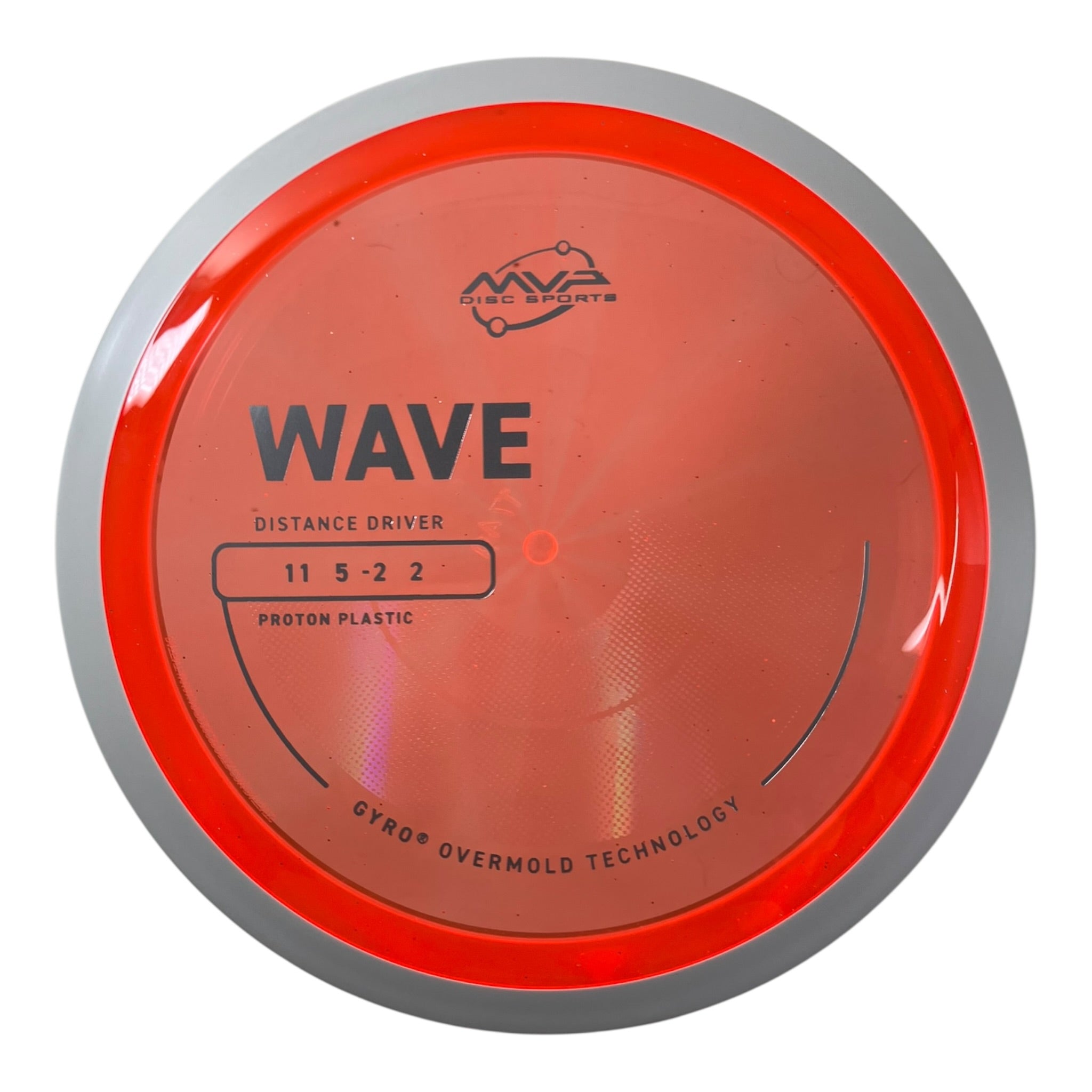 MVP Disc Sports Wave | Proton | Orange/White 164-174g (Project Lab Coat) Disc Golf