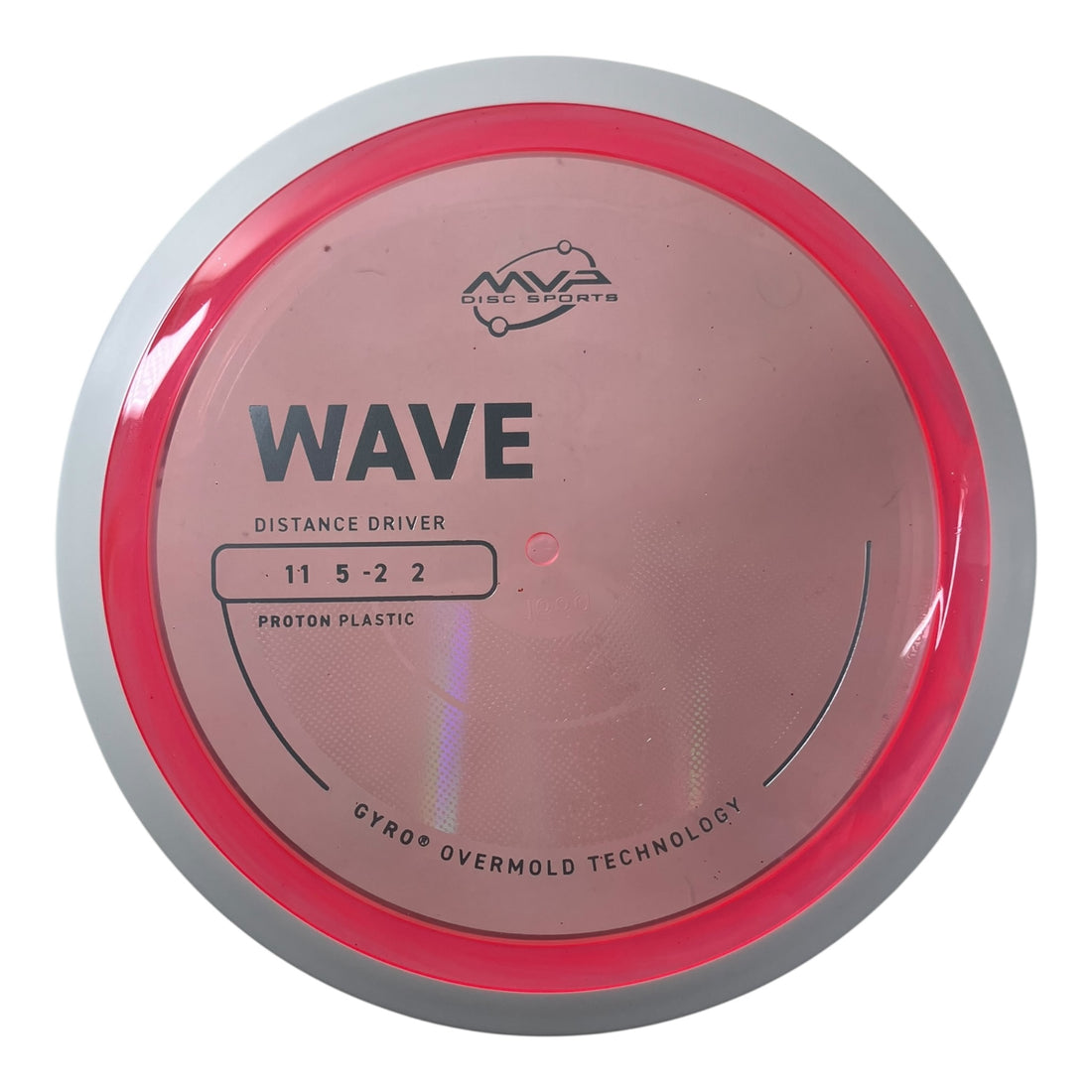 MVP Disc Sports Wave | Proton | Pink/White 164-166g (Project Lab Coat) Disc Golf