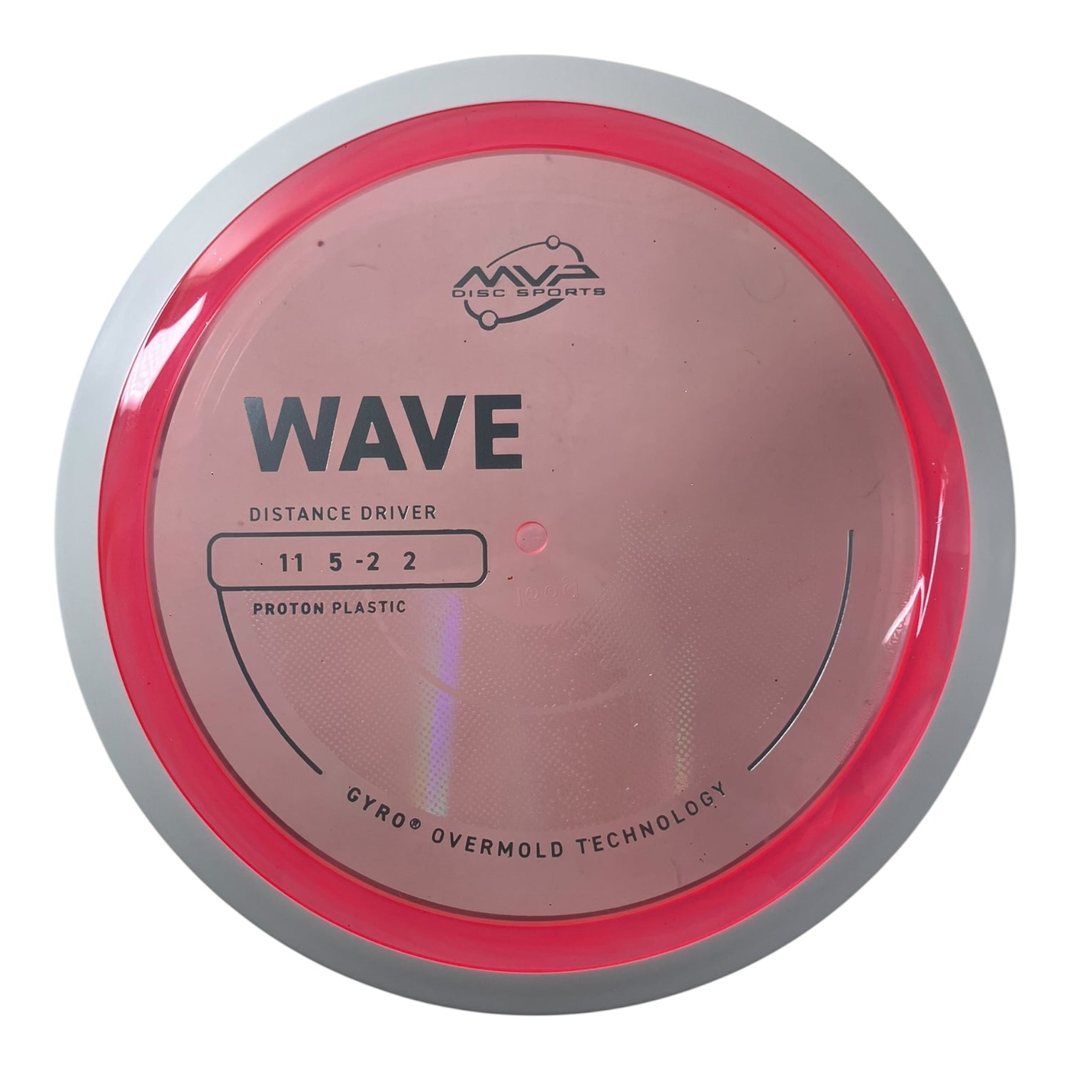 MVP Disc Sports Wave | Proton | Pink/White 164-166g (Project Lab Coat) Disc Golf
