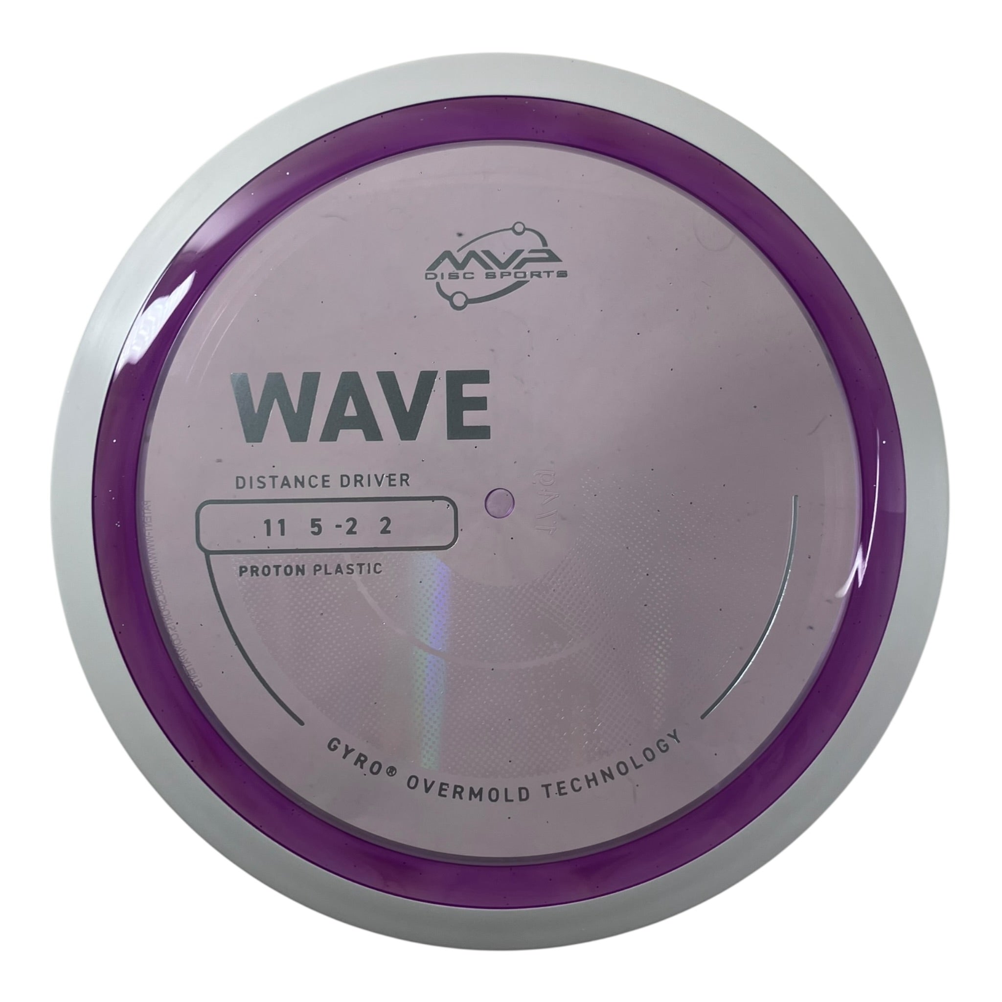 MVP Disc Sports Wave | Proton | Purple/White 174g (Project Lab Coat) Disc Golf