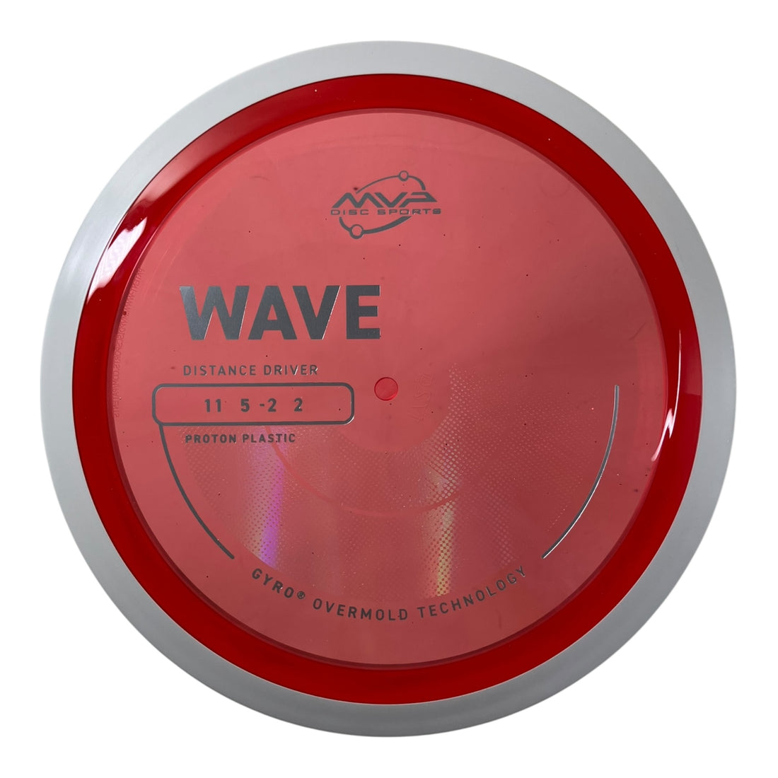 MVP Disc Sports Wave | Proton | Red/White 167-172g (Project Lab Coat) Disc Golf