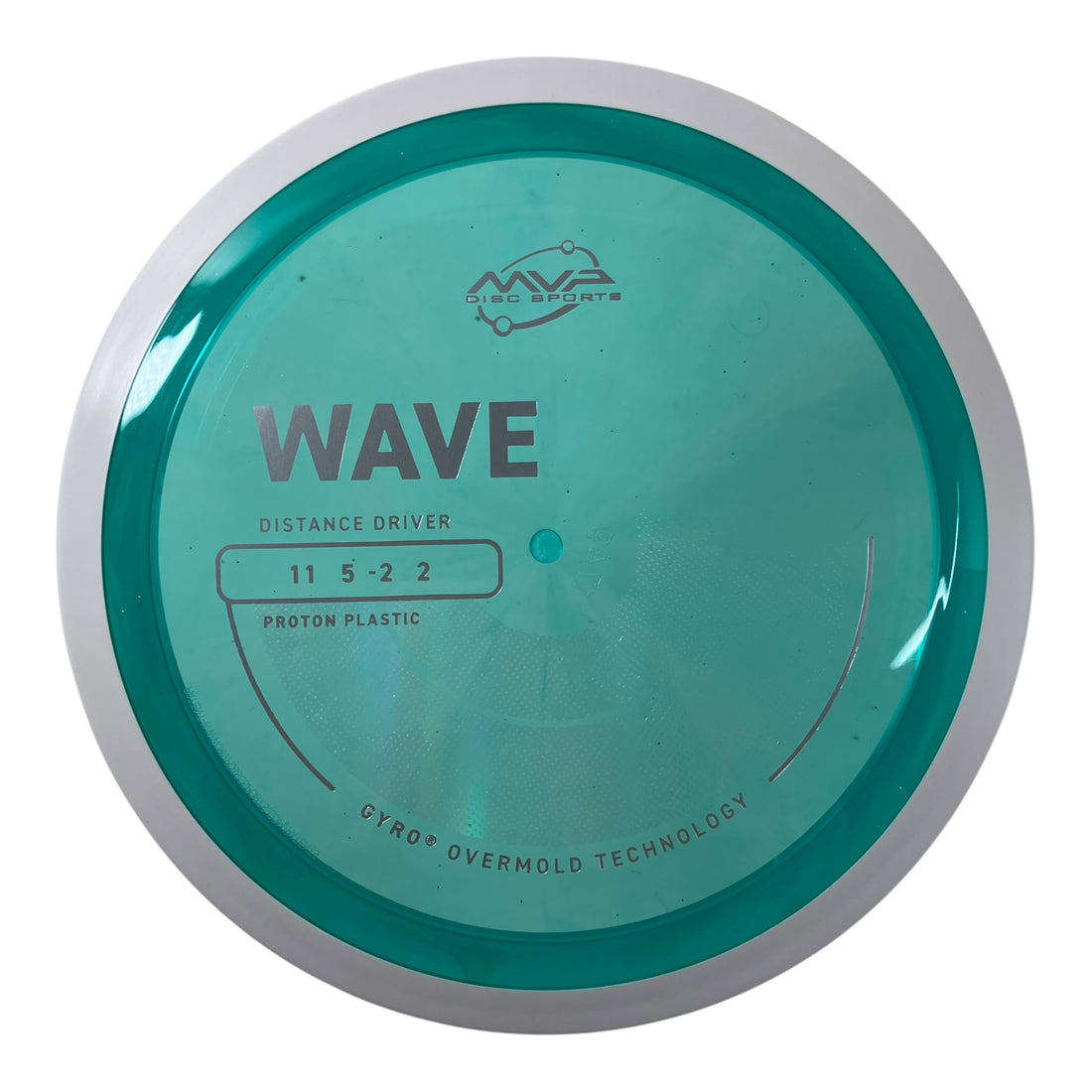 MVP Disc Sports Wave | Proton | Teal/White 174g (Project Lab Coat) Disc Golf