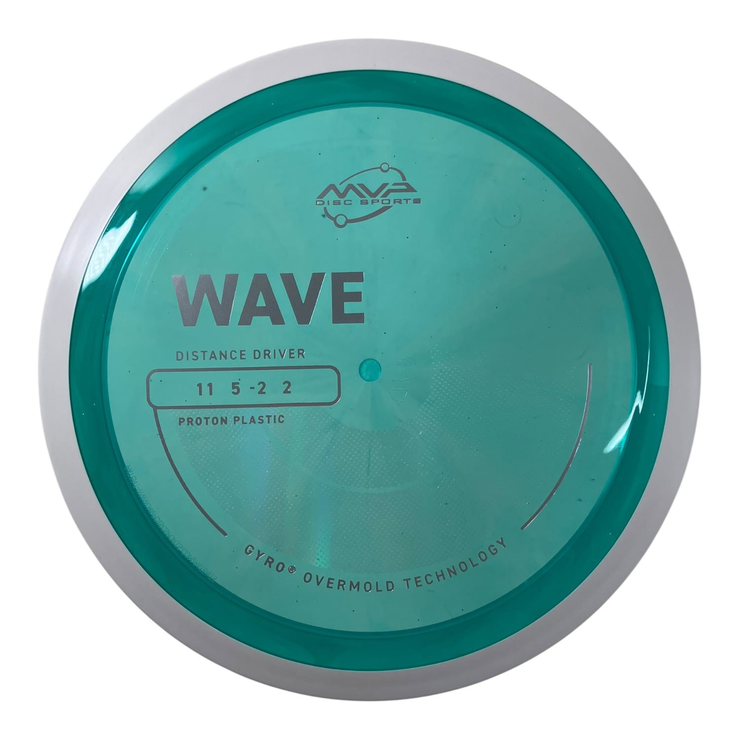 MVP Disc Sports Wave | Proton | Teal/White 174g (Project Lab Coat) Disc Golf