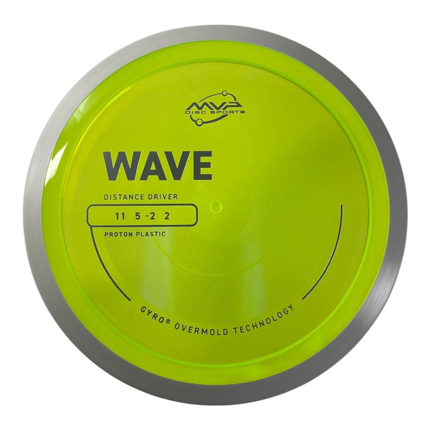 MVP Disc Sports Wave | Proton | Yellow/White 174g (Project Lab Coat) Disc Golf