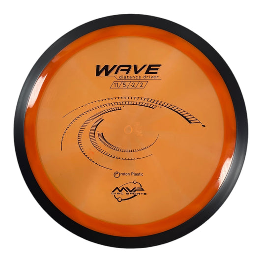 MVP Disc Sports Wave | Proton | Orange/Black 165g Disc Golf