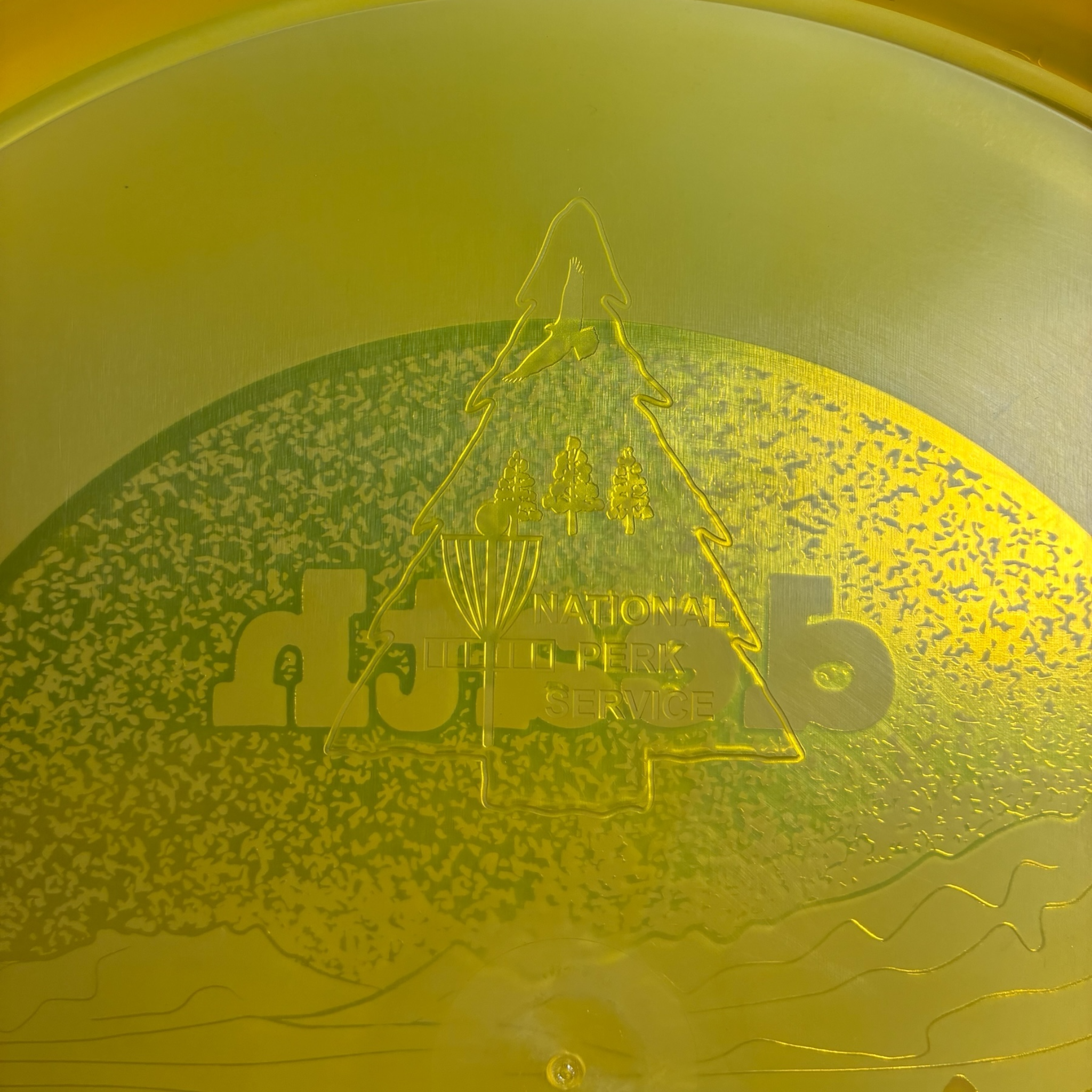 National Perk Service Death | Wind | Canary/Blood Red 177g (First Run) Disc Golf