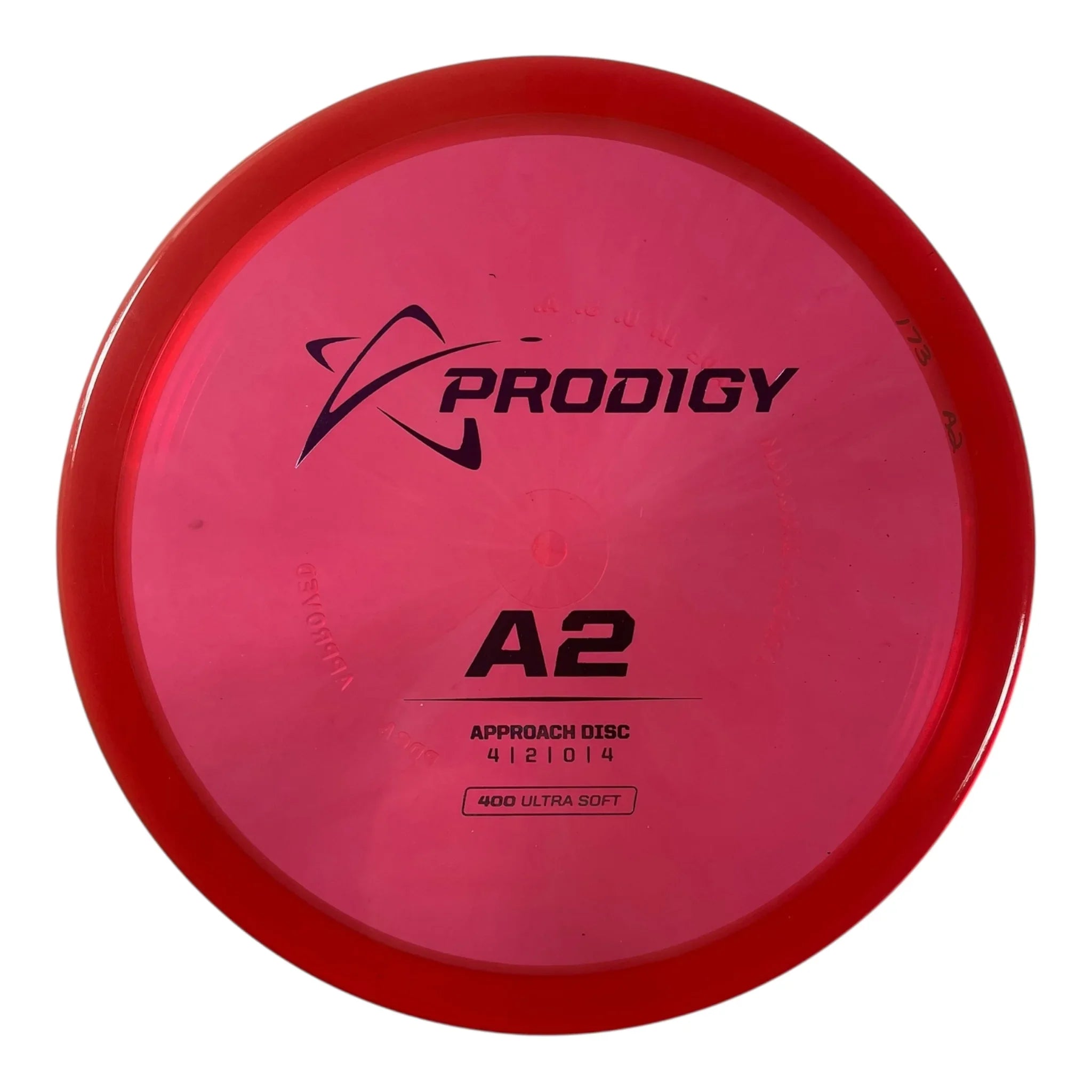 Prodigy Disc A2 | 400 Ultra Soft | Orange/Purple 173g Disc Golf
