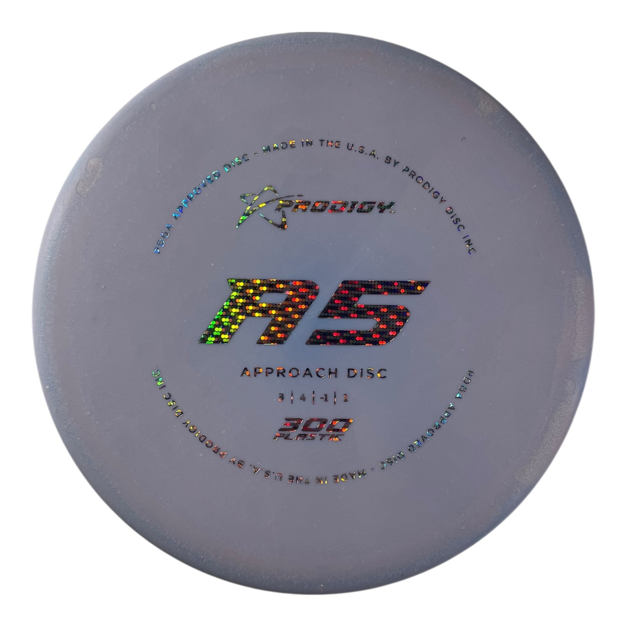 Prodigy Disc A5 | 300 | Purple/Sparkle 174g Disc Golf