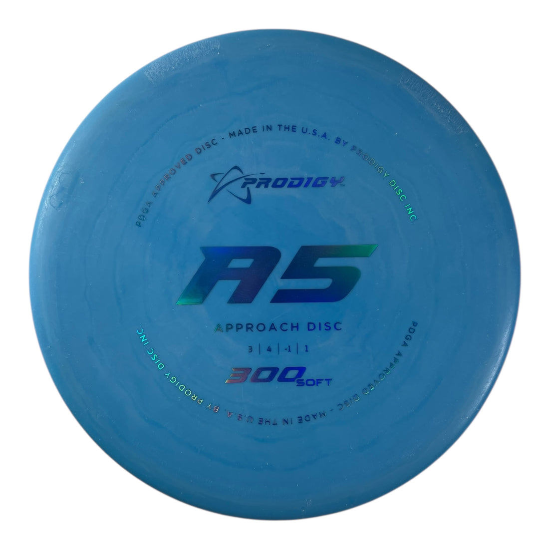 Prodigy Disc A5 | 300 Soft | Blue/Blue 170g Disc Golf