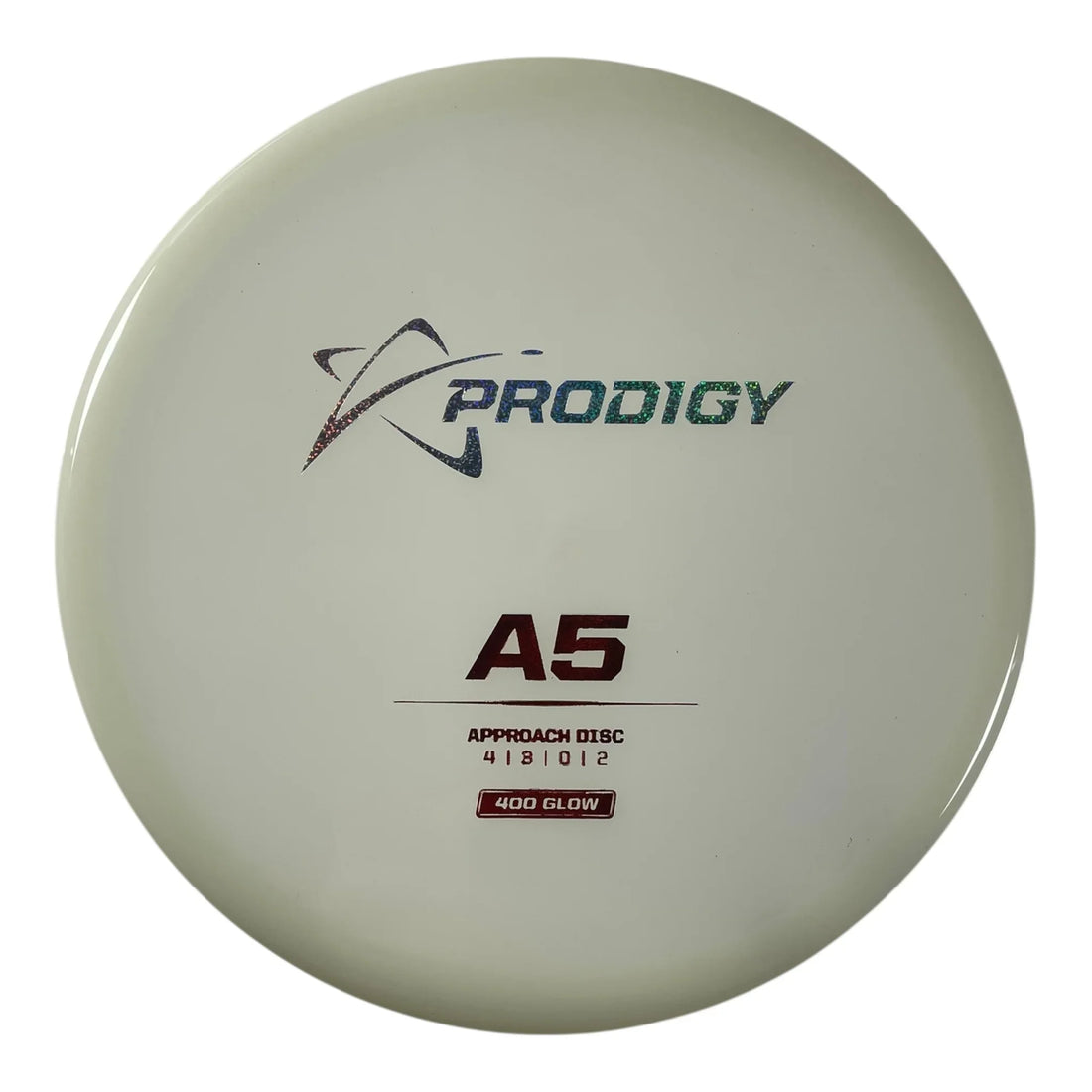 Prodigy Disc A5 | 400 Glow | Glow/Orange Shimmer 177g Disc Golf