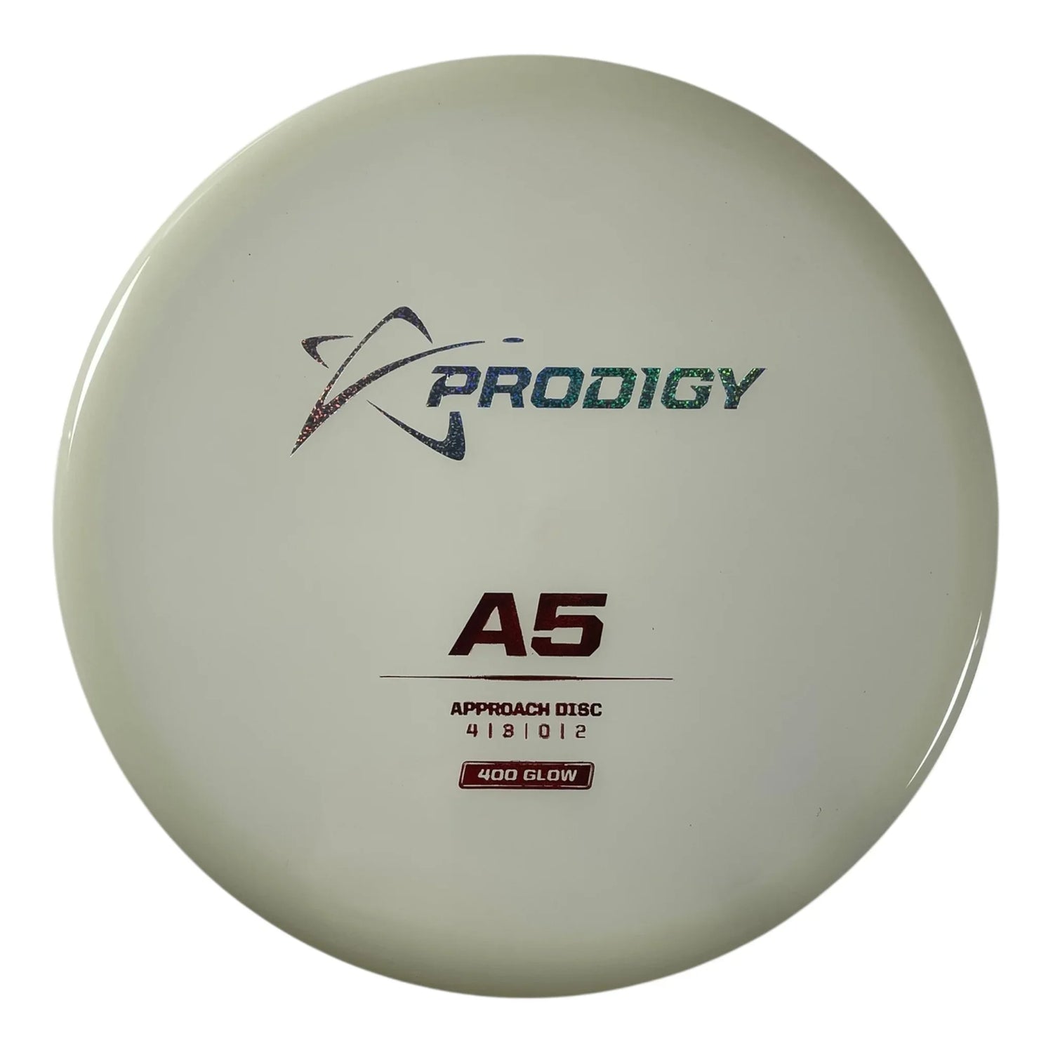 Prodigy Disc A5 | 400 Glow | Glow/Orange Shimmer 177g Disc Golf
