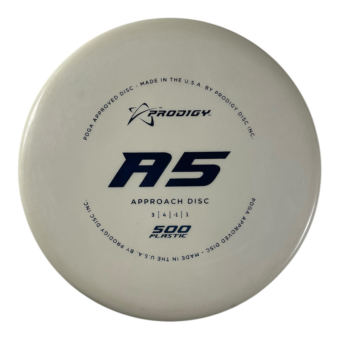Prodigy Disc A5 | 500 | White/Blue 172g Disc Golf