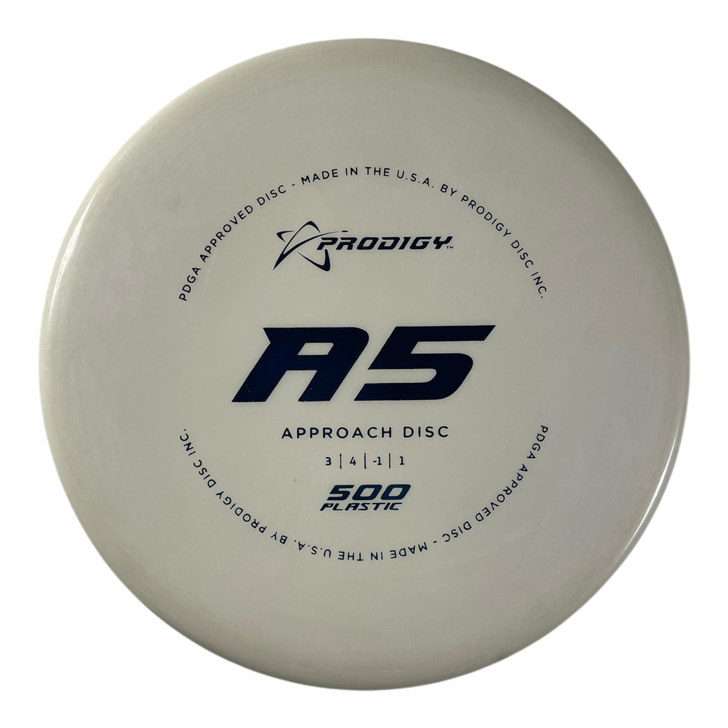 Prodigy Disc A5 | 500 | White/Blue 172g Disc Golf
