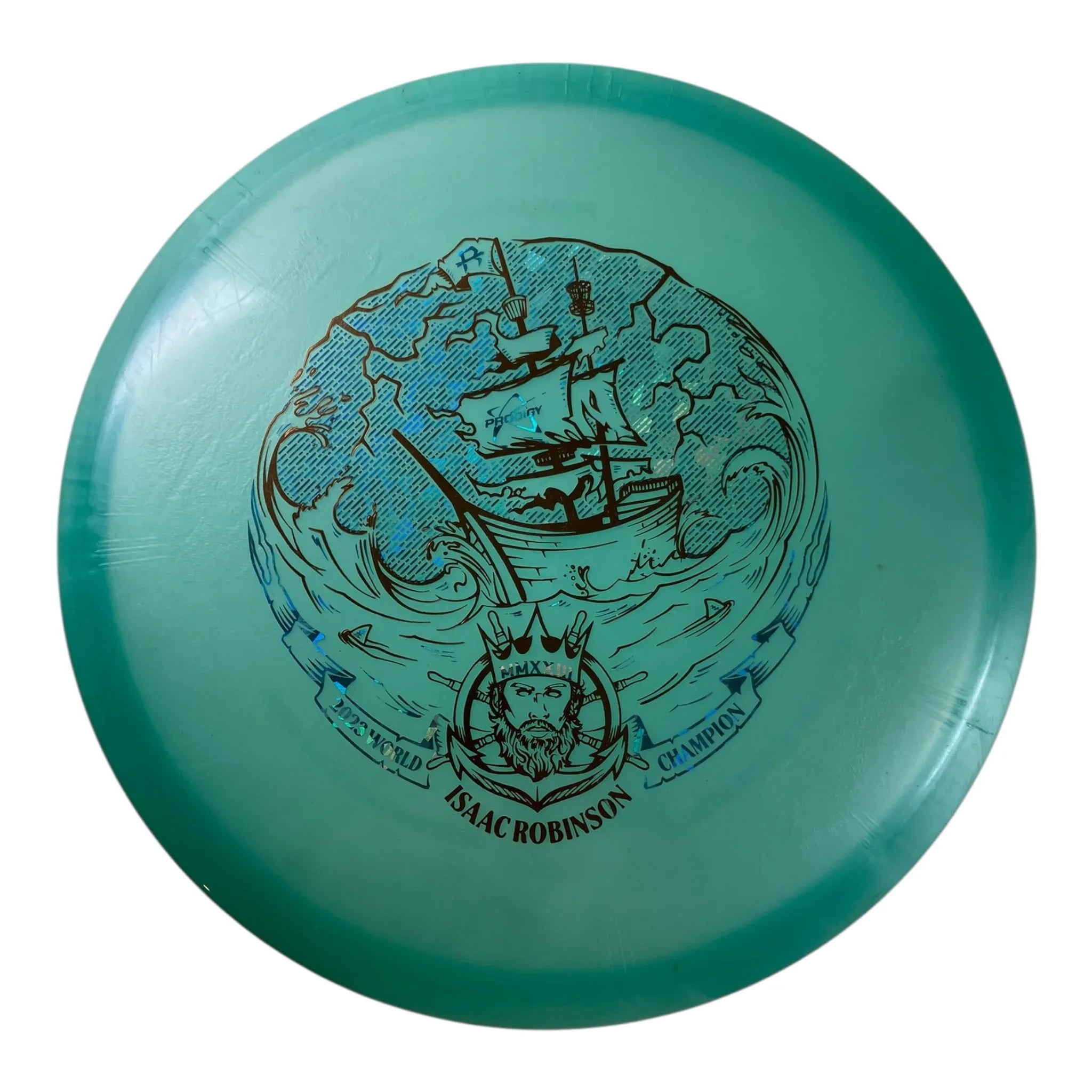 Prodigy Disc Archive - Used Fair | 500G | Blue/Gold 180g (Isaac Robinson 2023 World Champion) Disc Golf