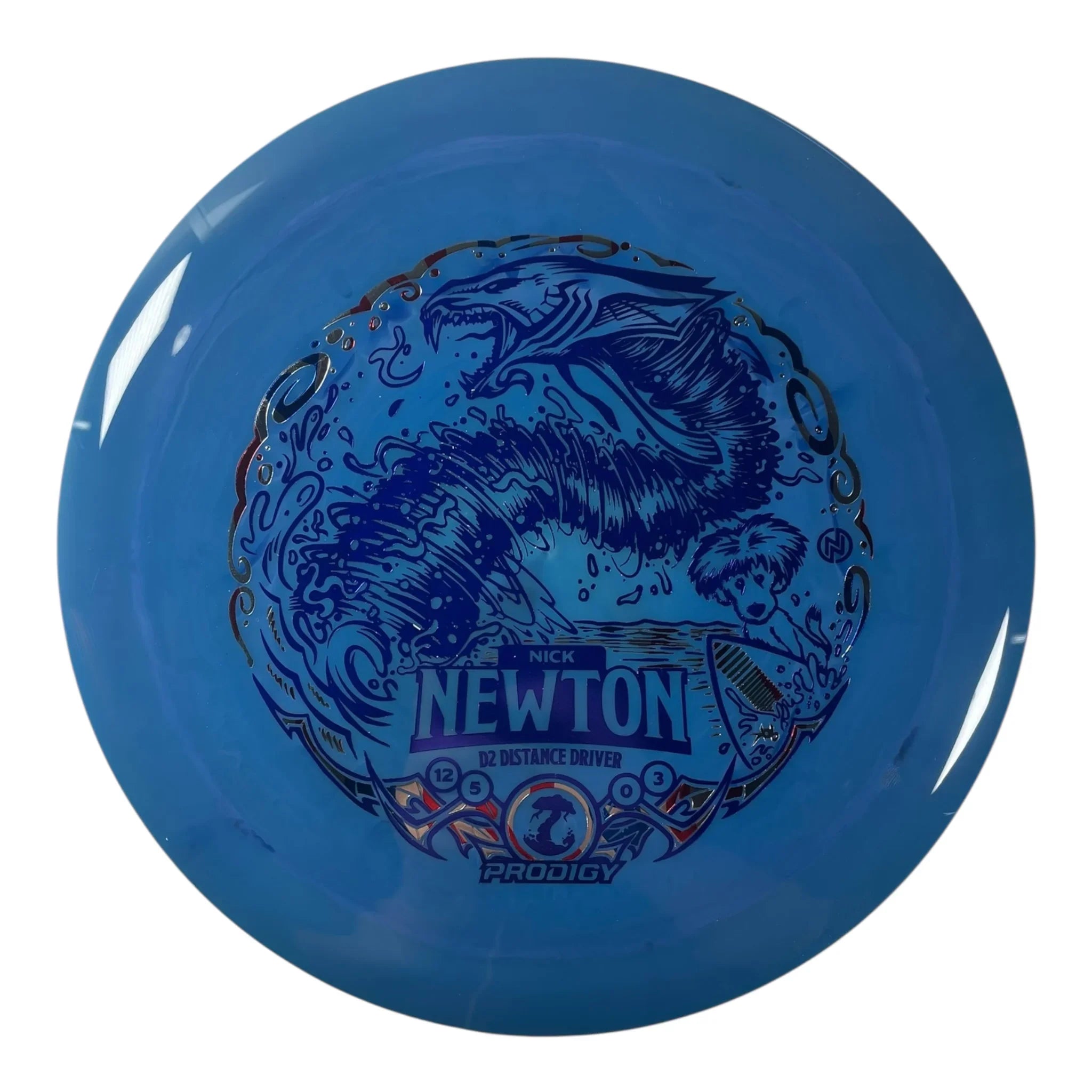 Prodigy Disc D2 | 400 Spectrum | Blue/Blue 173g (Nick Newton) Disc Golf