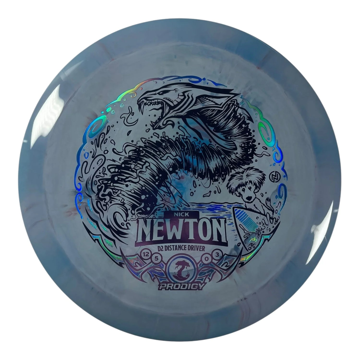 Prodigy Disc D2 | 400 Spectrum | Blue/Purple 172g (Nick Newton) Disc Golf