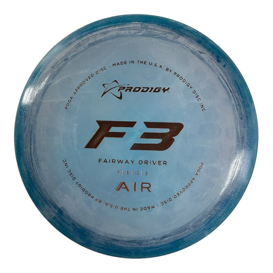 Prodigy Disc F3 | AIR | Blue/Silver 156g Disc Golf