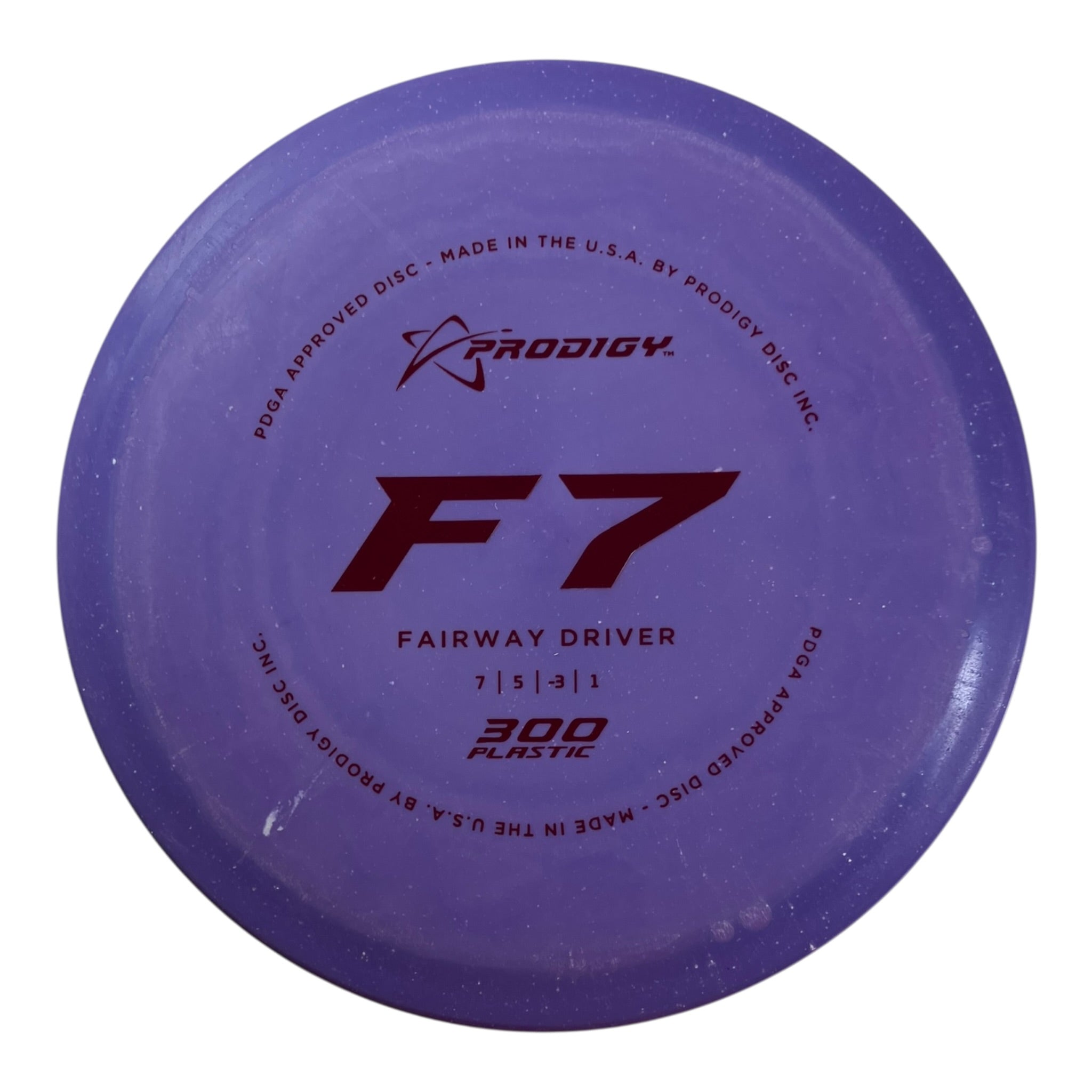 Prodigy Disc F7 | 300 | Purple/Red 175g Disc Golf