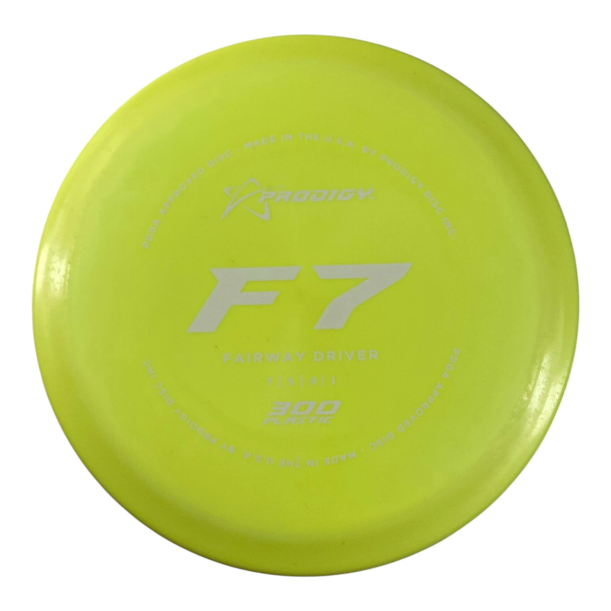 Prodigy Disc F7 | 300 | Yellow/White 174-175g Disc Golf
