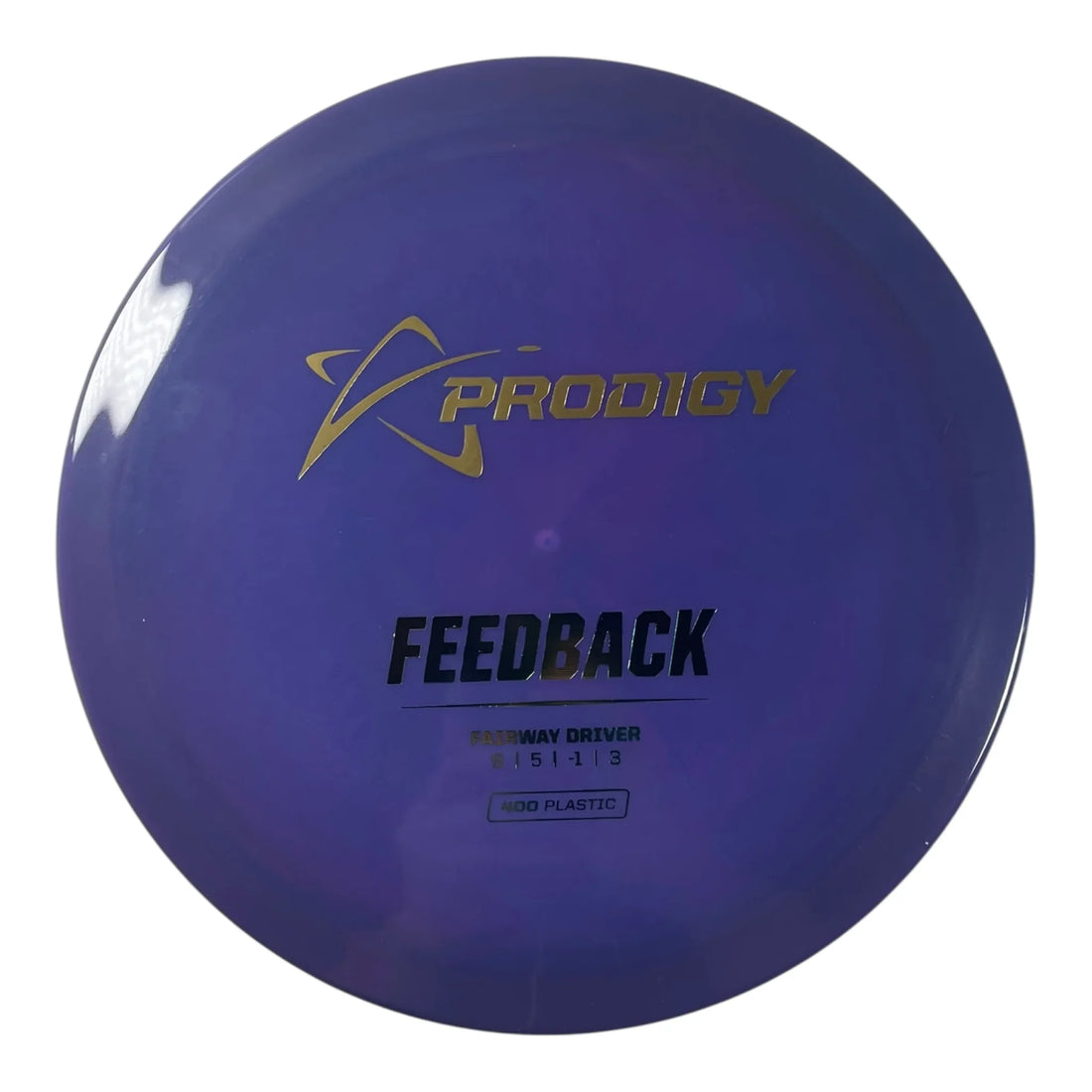 Prodigy Disc Feedback | 400 | Purple/Gold 175g Disc Golf