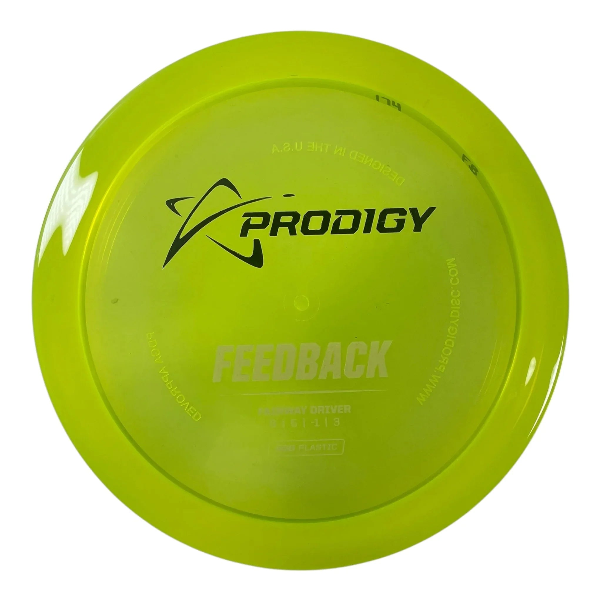 Prodigy Disc Feedback | 400 | Yellow/Oil Slick 174g Disc Golf
