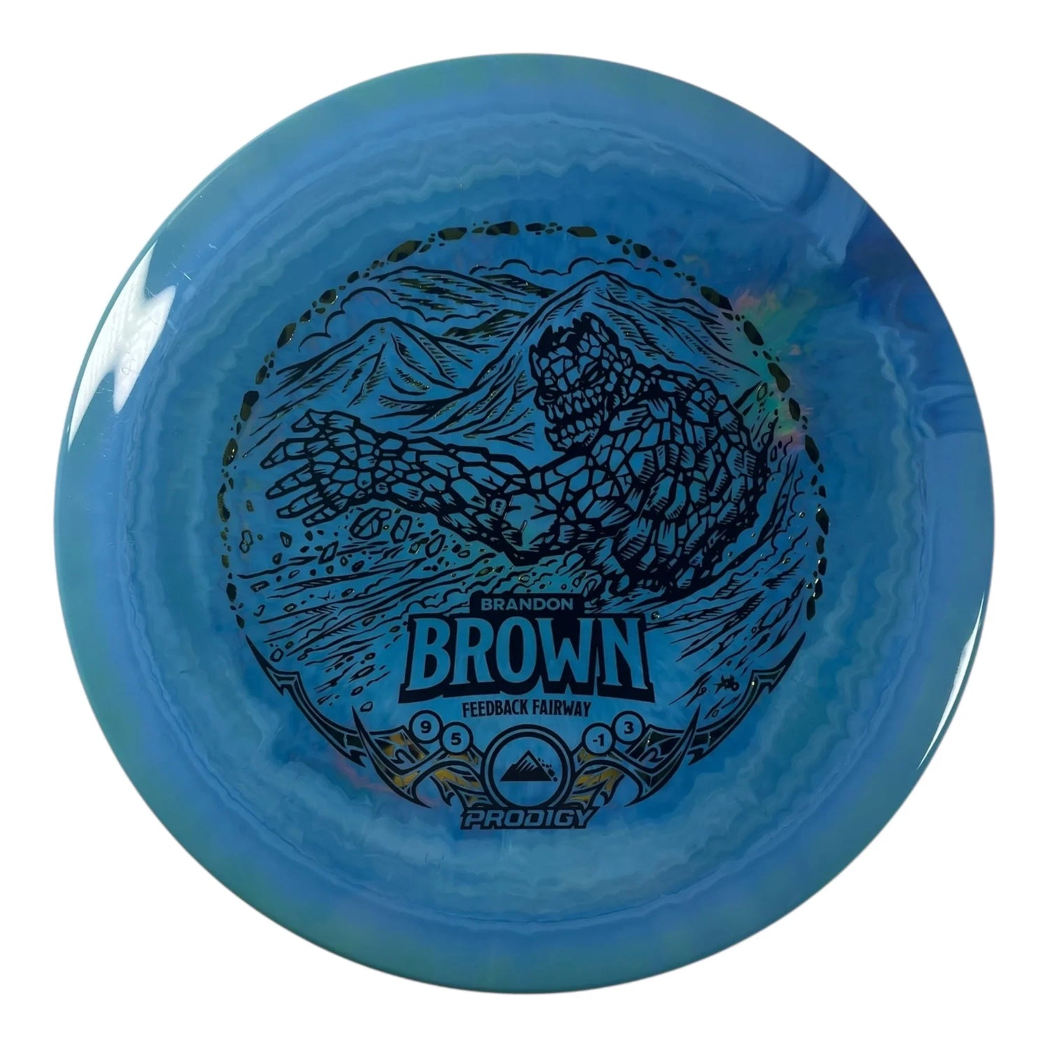 Prodigy Disc Feedback | 400 Spectrum | Blue/Black 176g (Brandon Brown) Disc Golf