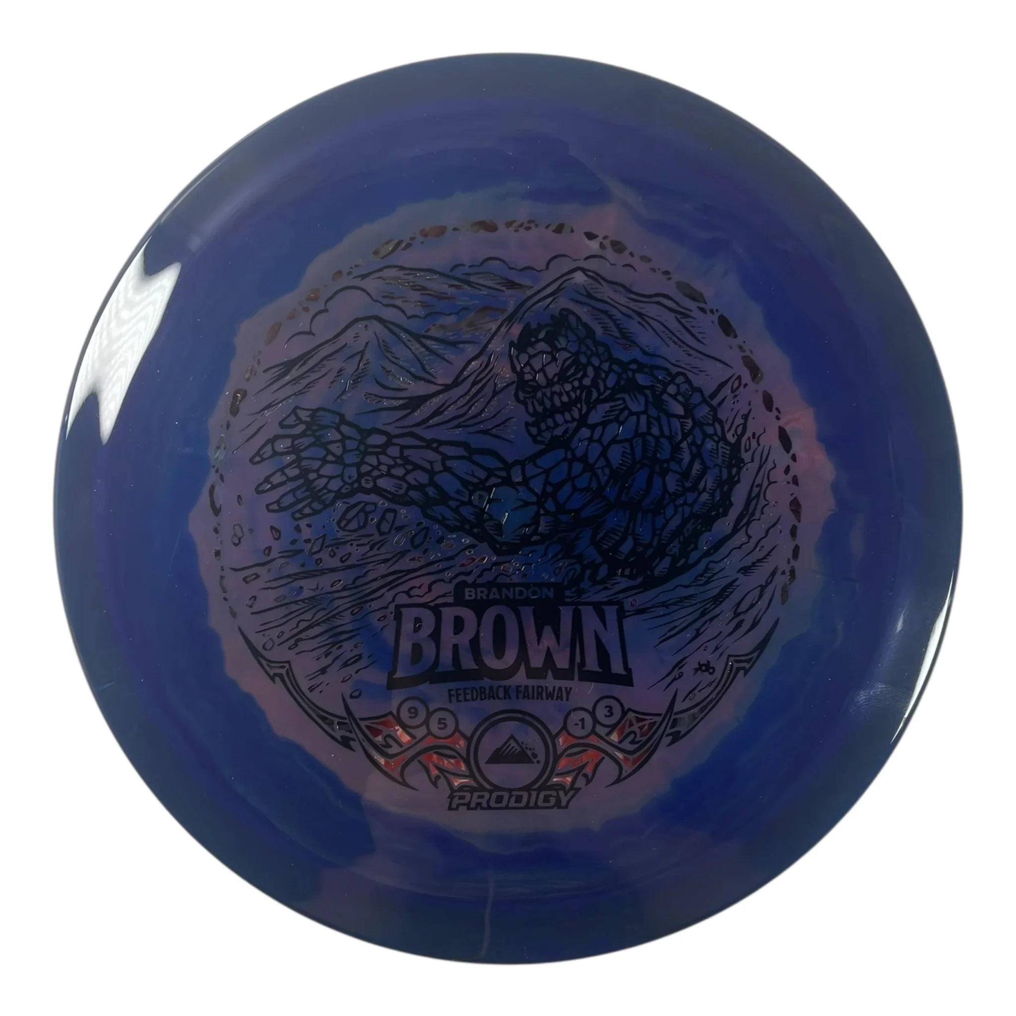Prodigy Disc Feedback | 400 Spectrum | Purple/Black 174g (Brandon Brown) Disc Golf