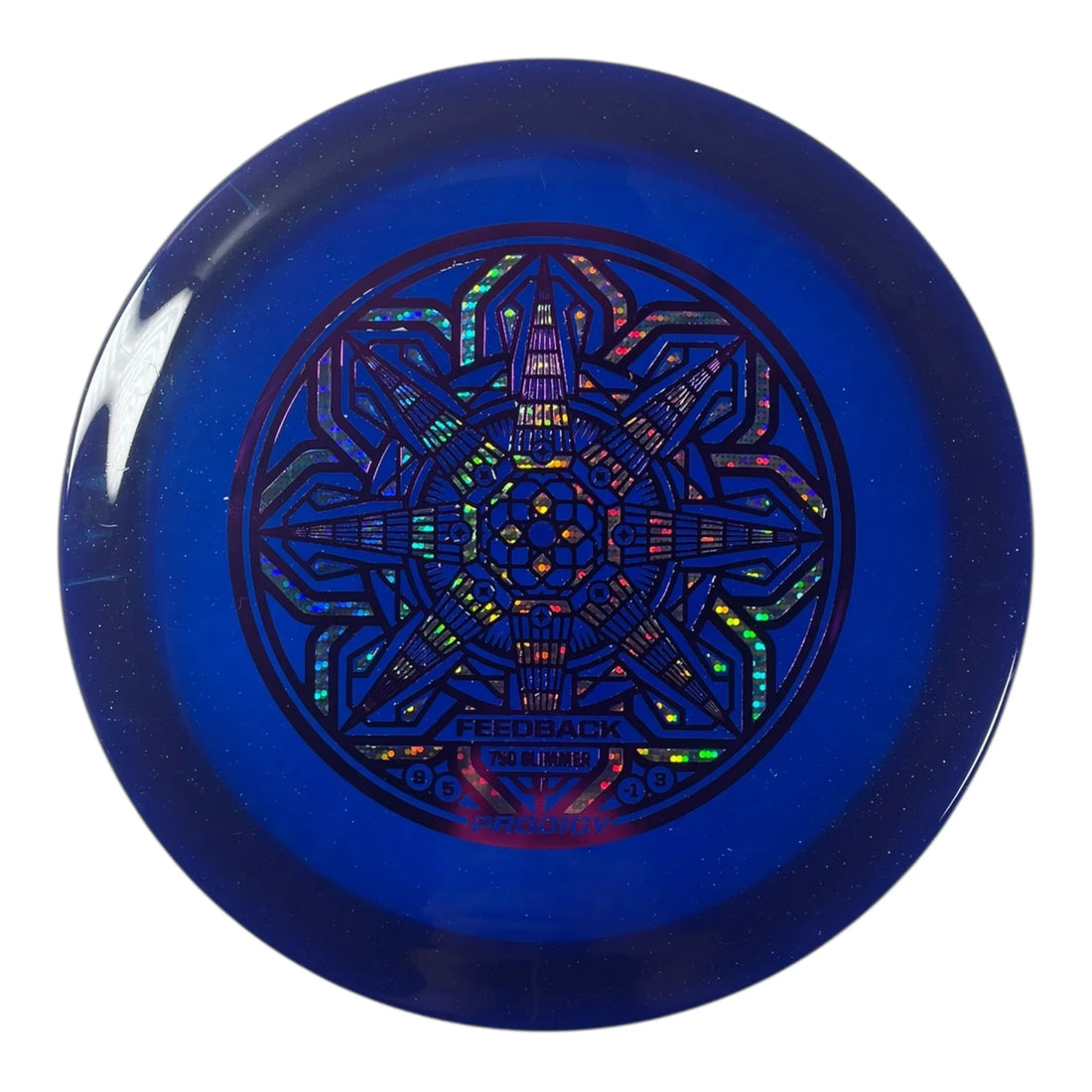 Prodigy Disc Feedback | 750 Glimmer | Purple/Sparkle 176g Disc Golf