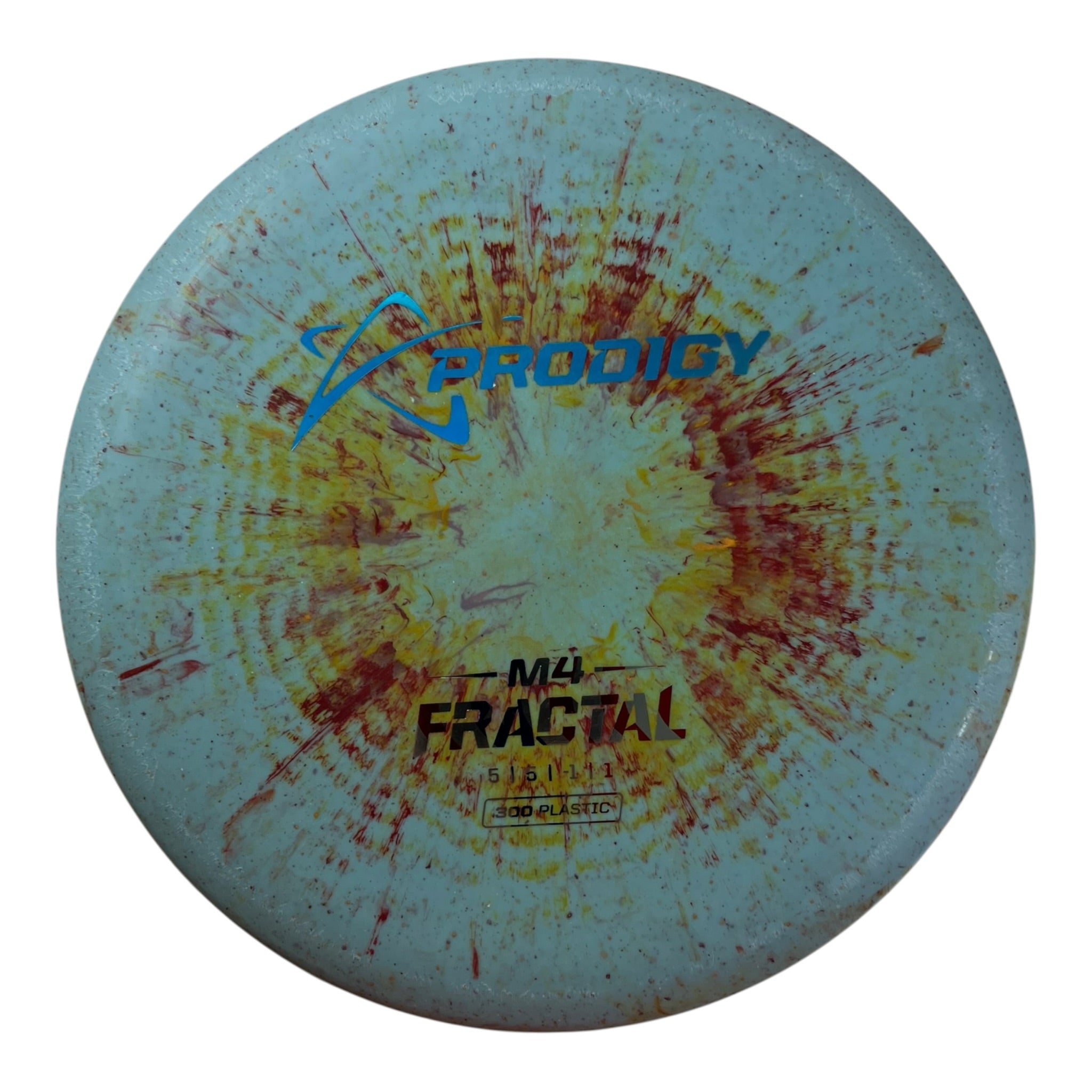 Prodigy Disc M4 | 300 Fractal | Teal/USA 180g Disc Golf