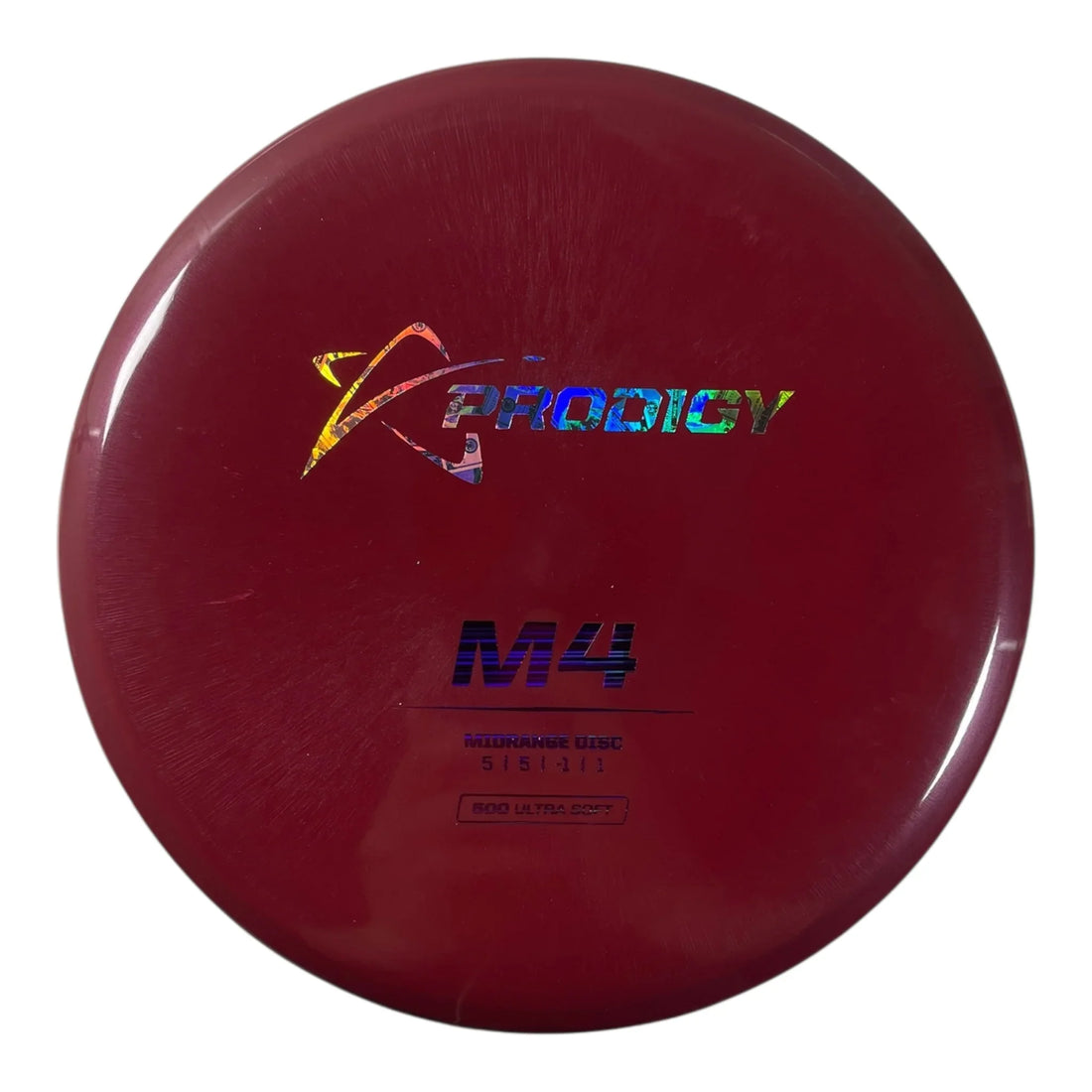 Prodigy Disc M4 | 500 Ultra Soft | Red/Money 175g Disc Golf