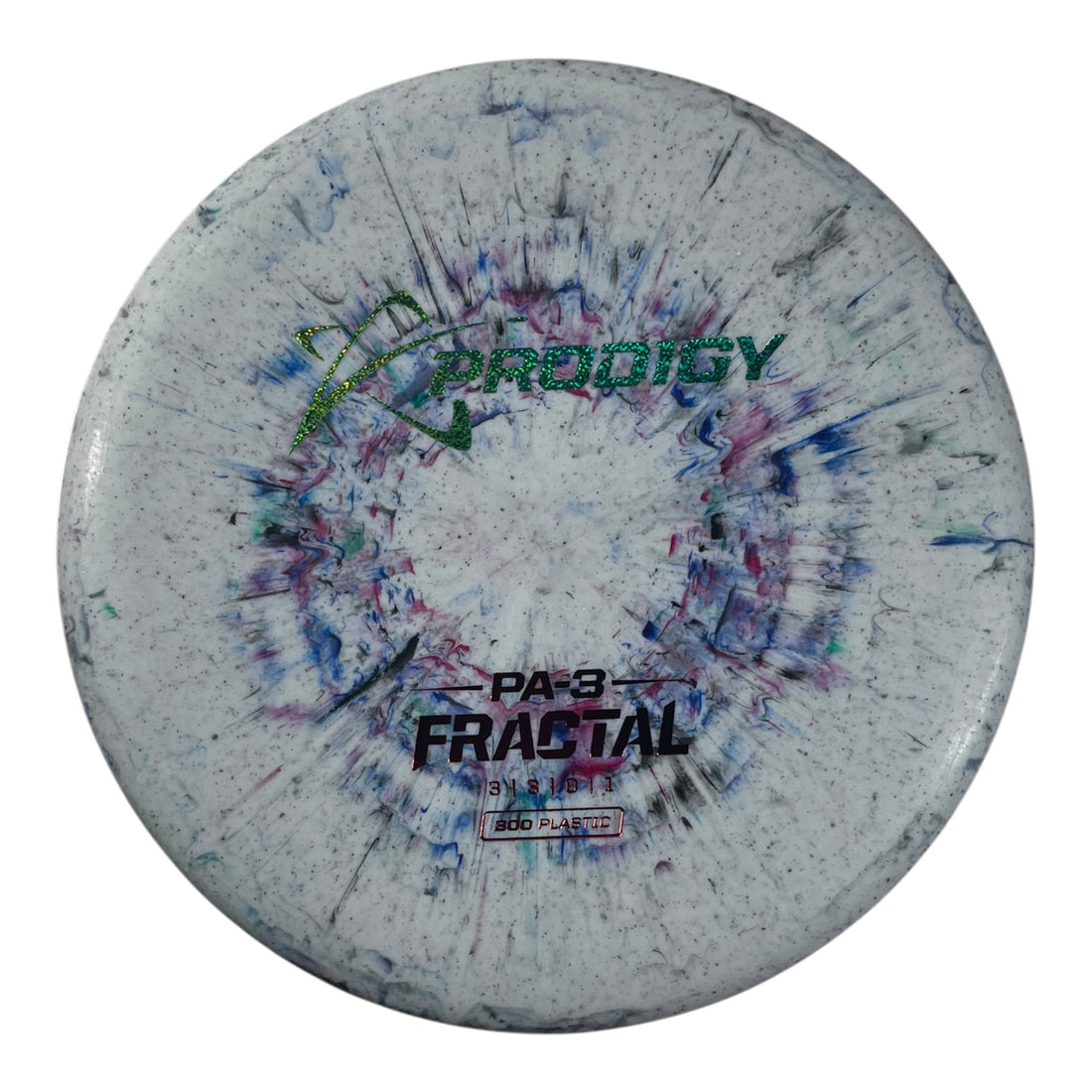 Prodigy Disc PA-3 | 300 Fractal | Blue/Green Sparkle 174g Disc Golf