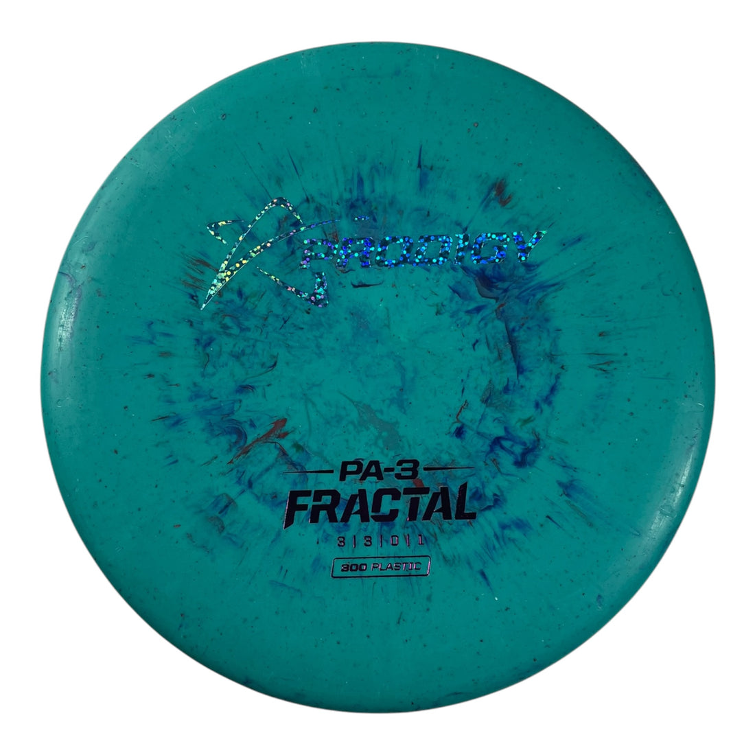 Prodigy Disc PA-3 | 300 Fractal | Teal/Sparkle 174g Disc Golf